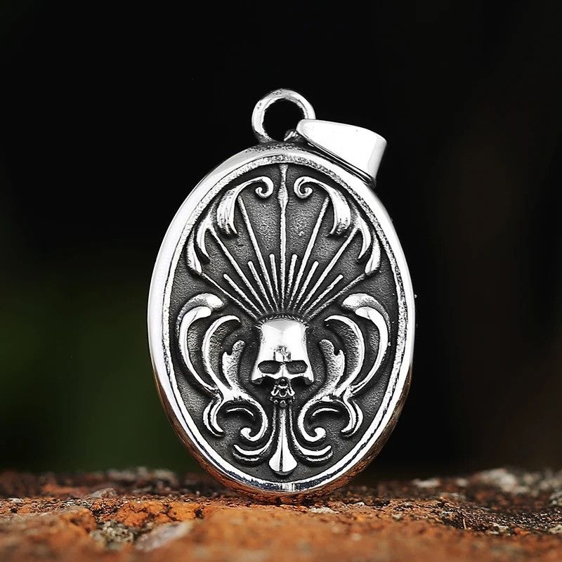 Japanese Brand × Jewelry Retro Skull Pendant Necklace Size ONE SIZE - 2 Thumbnail