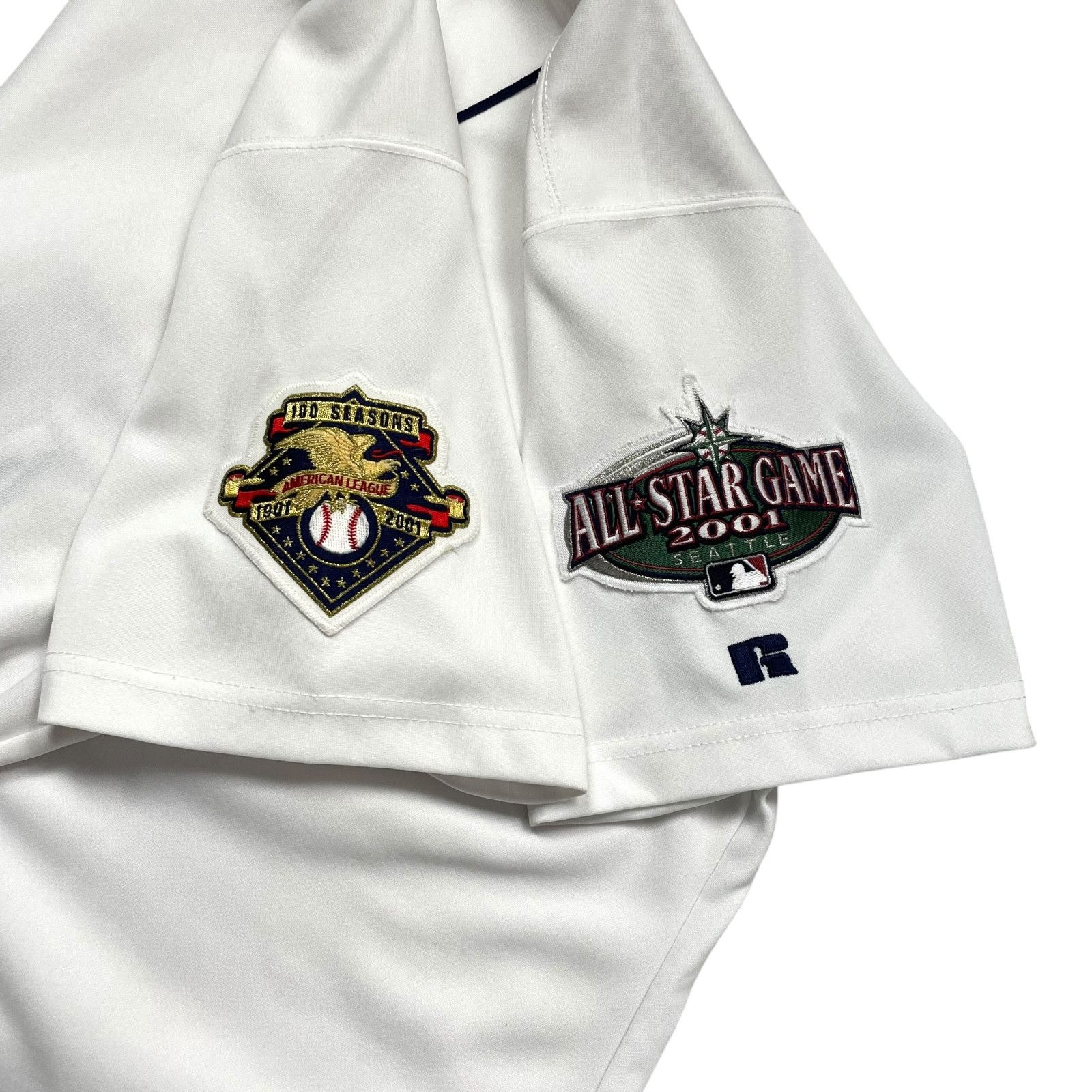 MLB SEATTLE MARINERS RUSSELL ALL STAR GAME 2001 AUTHENTIC JERSEY Size US XL / EU 56 / 4 - 5 Thumbnail