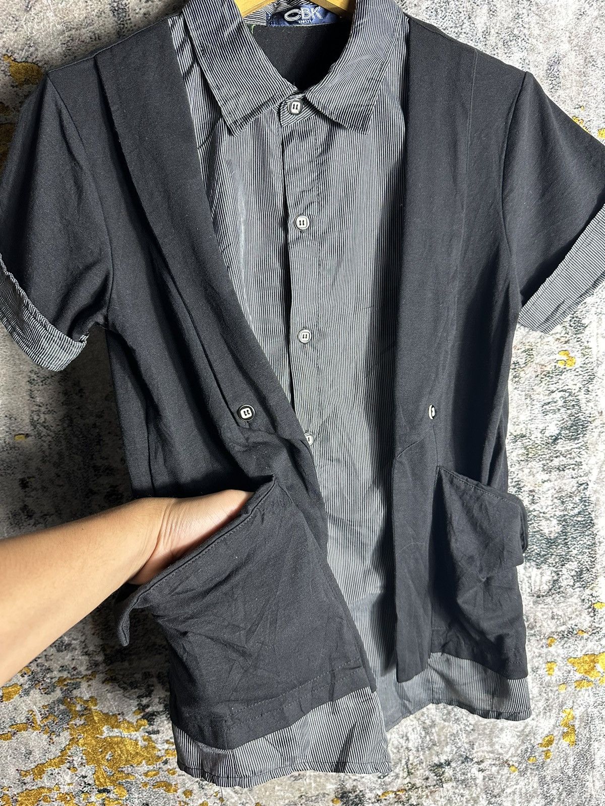 Beauty Beast IF SIX WAS NINE LGB STYLE CBK DOUBLE LAYER SHIRT BUTTON UPS Size US S / EU 44-46 / 1 - 5 Thumbnail