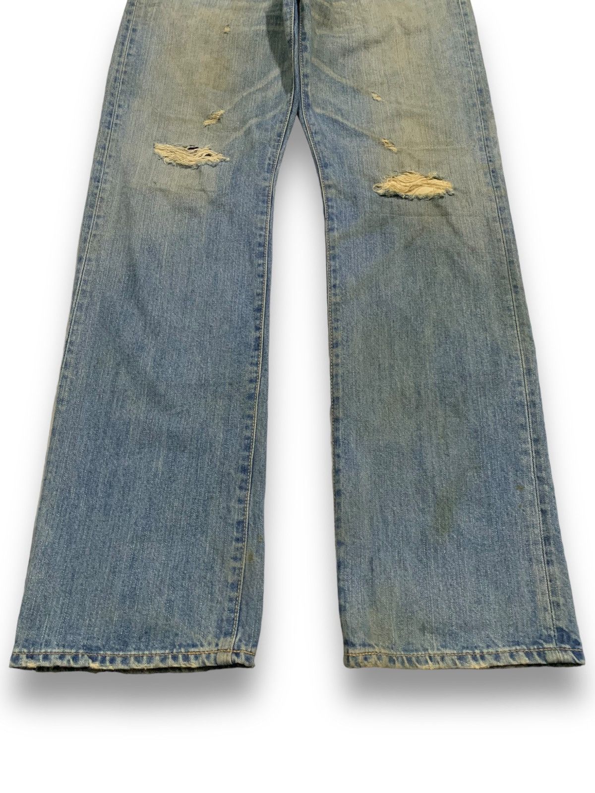 Vintage Japanese Brand Mud Wash Distressed Grunge Jeans