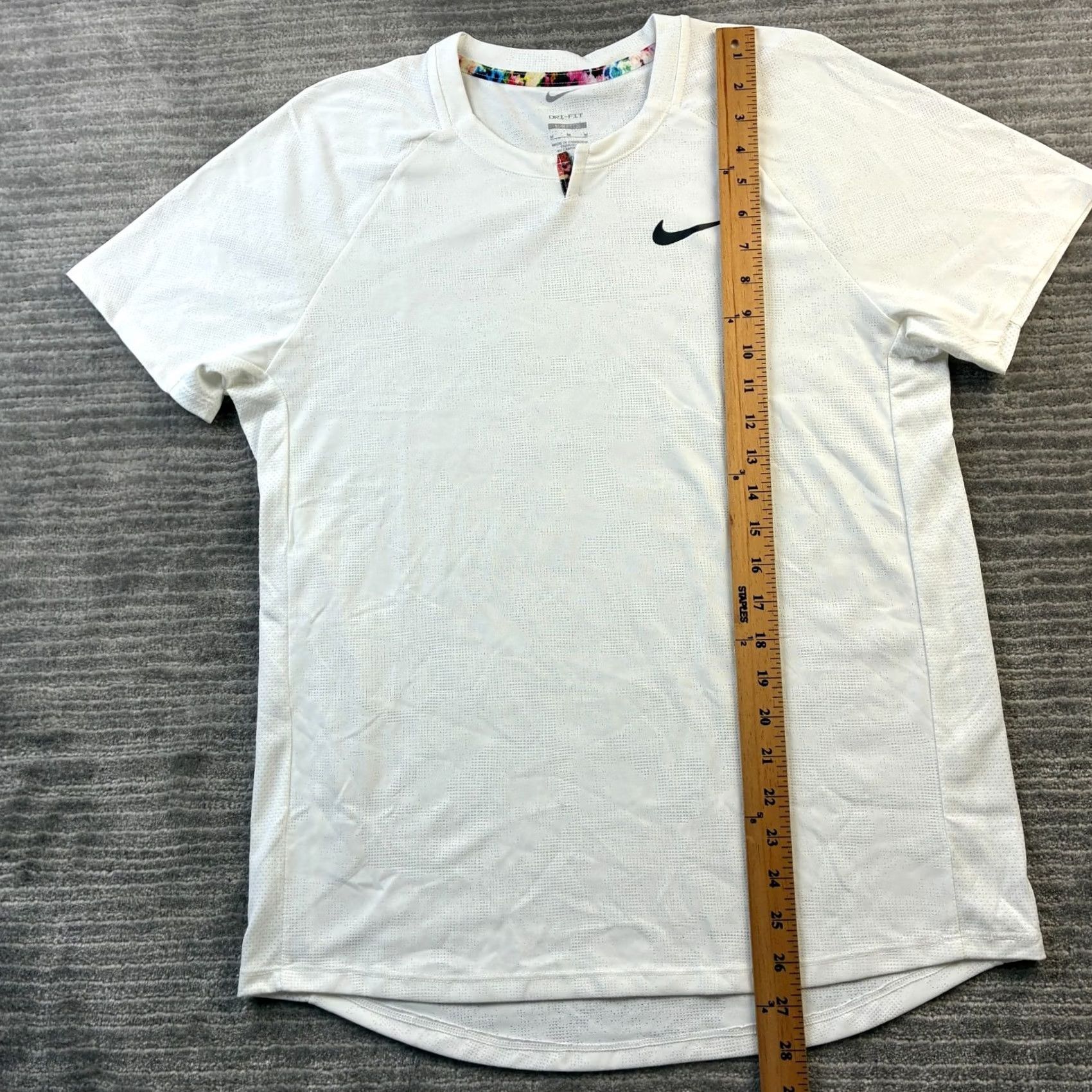 Nike Nike Dri-Fit Polo Shirt Mens Medium White Tennis Golf Rugby 2022 Size US M / EU 48-50 / 2 - 8 Thumbnail