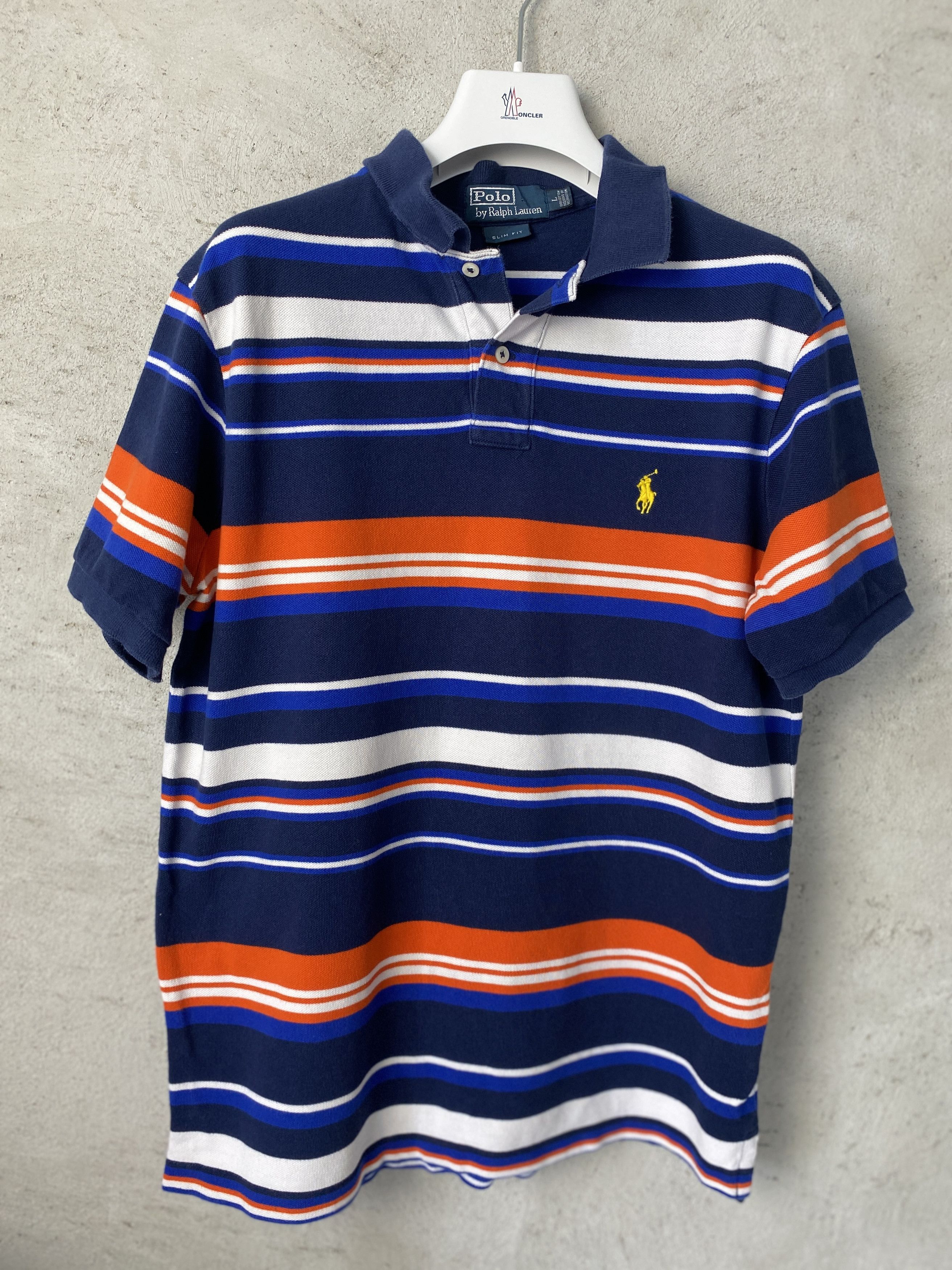Polo Ralph Lauren Polo Ralph Lauren striped polo t-shirt tee vintage Size US L / EU 52-54 / 3 - 1 Thumbnail