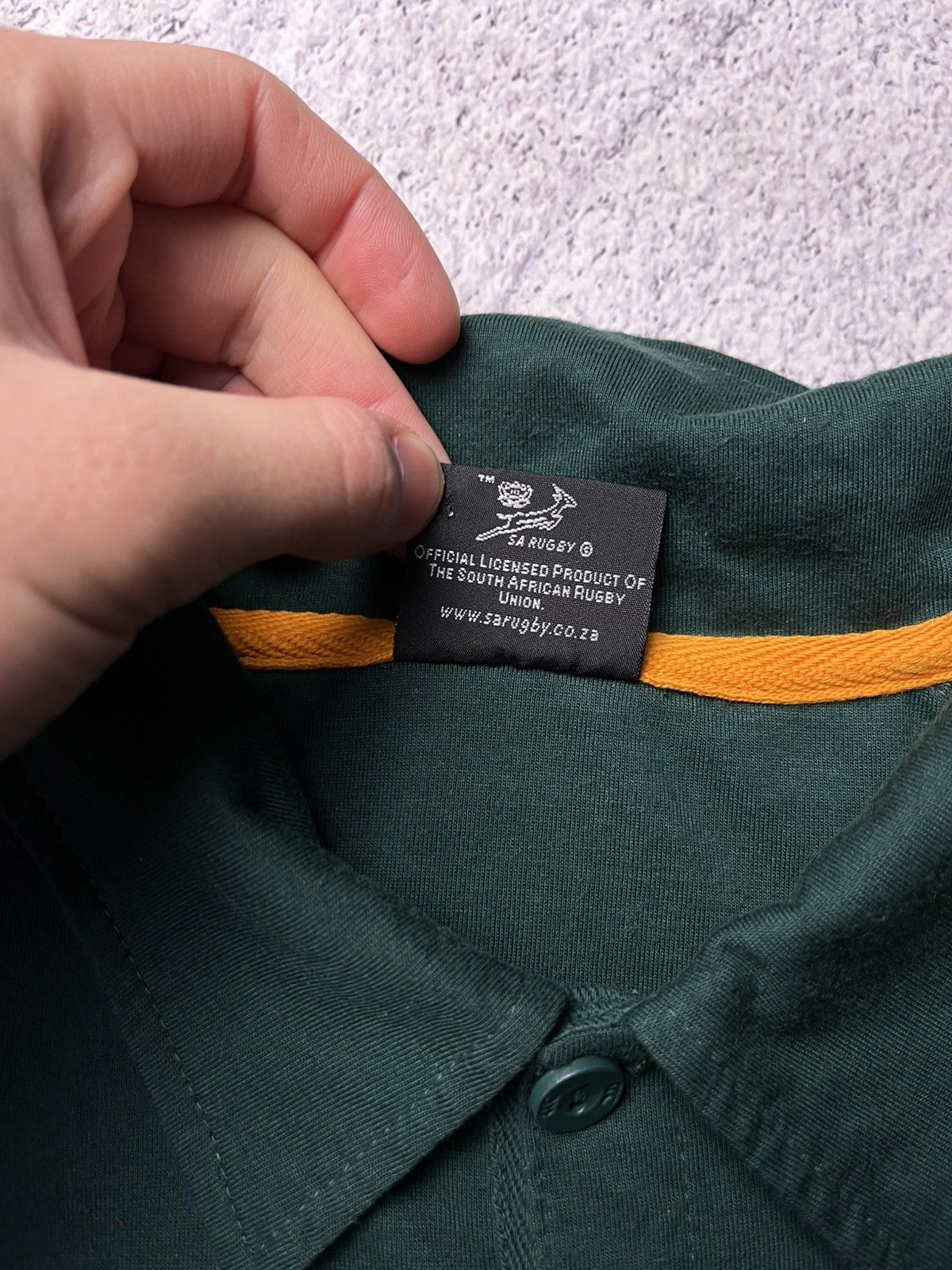Other SOUTH AFRICA Canterbury Home Rugby Jersey 2007 Union SASOL Size US L / EU 52-54 / 3 - 14 Thumbnail