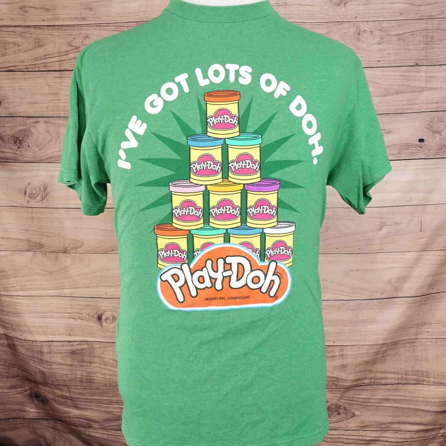 Delta VINTAGE Delta T-Shirt Unisex Adults Short Sleeve Crew Neck Cotton Green SZ L DOH FUNNY NOVELTY 90s Mens Girls Boys Size US L / EU 52-54 / 3 - 2 Thumbnail
