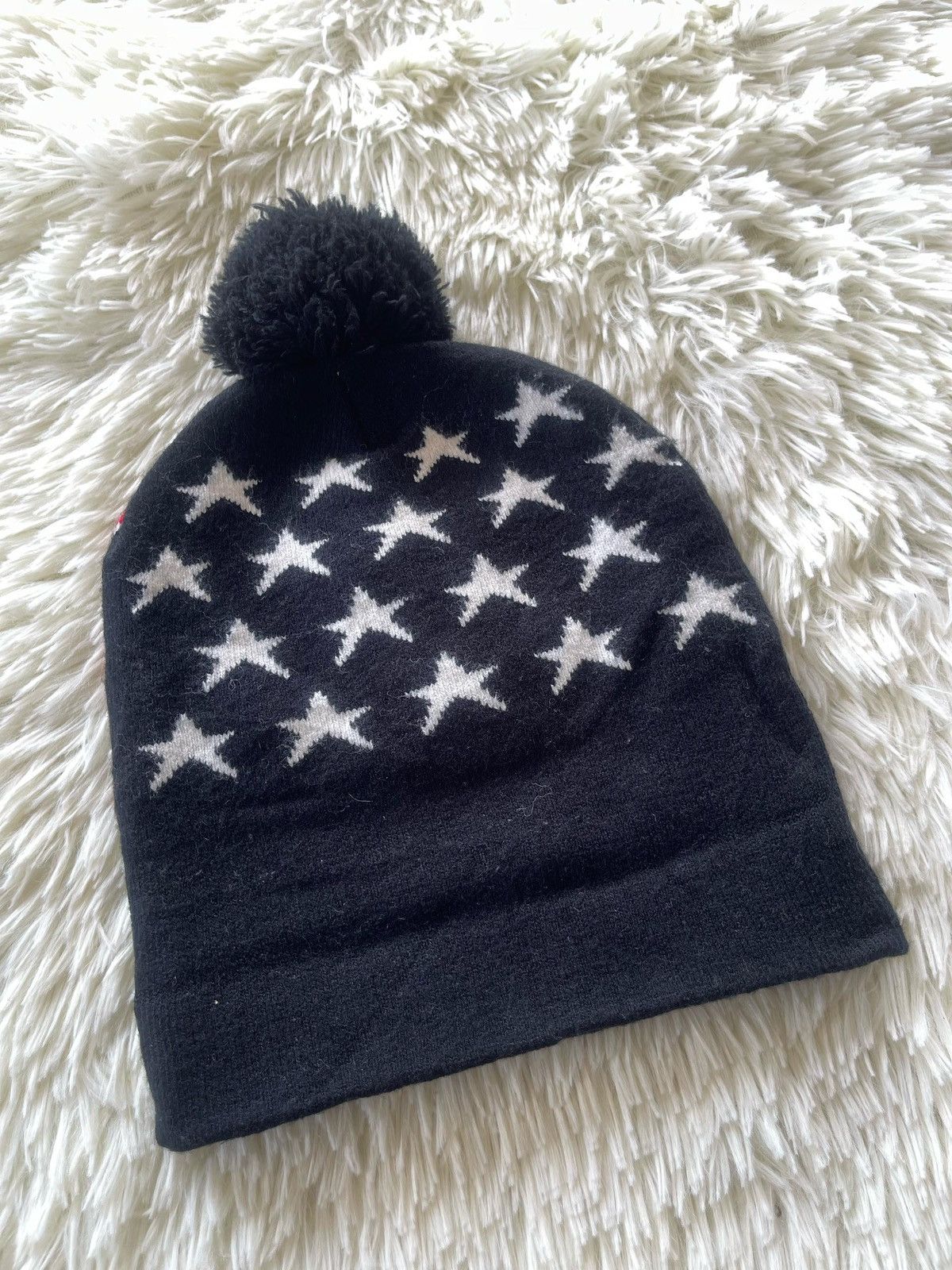 Vintage Union Jack Snow Beanie Hat Size ONE SIZE - 12 Thumbnail