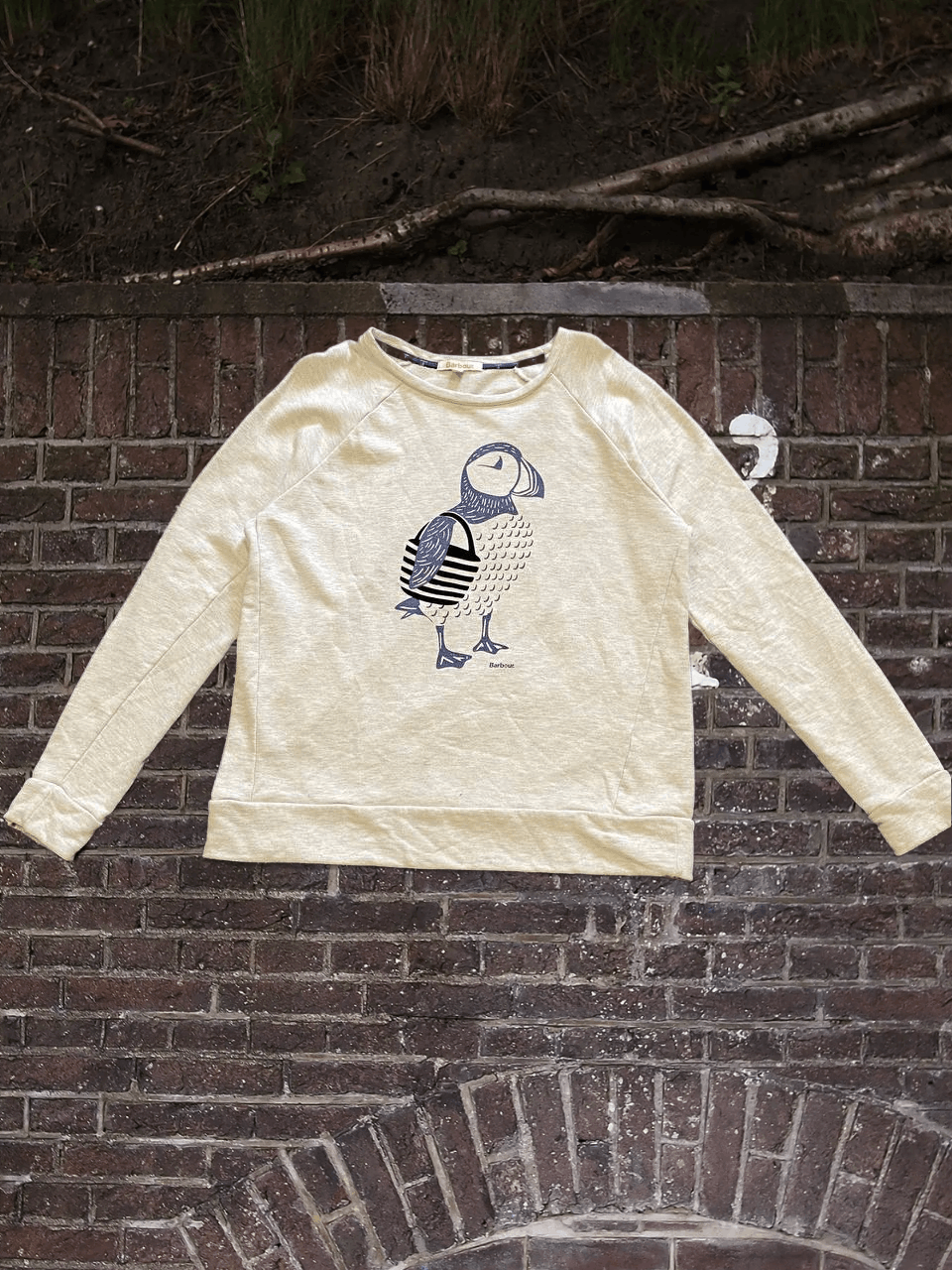 Barbour Vintage Women Sweatshirt Sweater Pullover Jumper Logo Size XL / US 12-14 / IT 48-50 - 1 Thumbnail