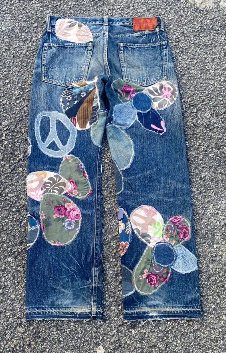 Kapital Kountry Vintage Kapital Hippies Denim Jeans Size US 32 / EU 48 - 2 Thumbnail