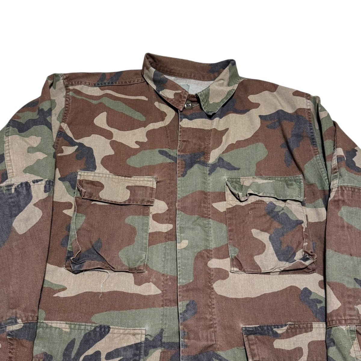Vintage Vintage 80s Camouflage Military Coat Men’s Medium Size US M / EU 48-50 / 2 - 2 Thumbnail