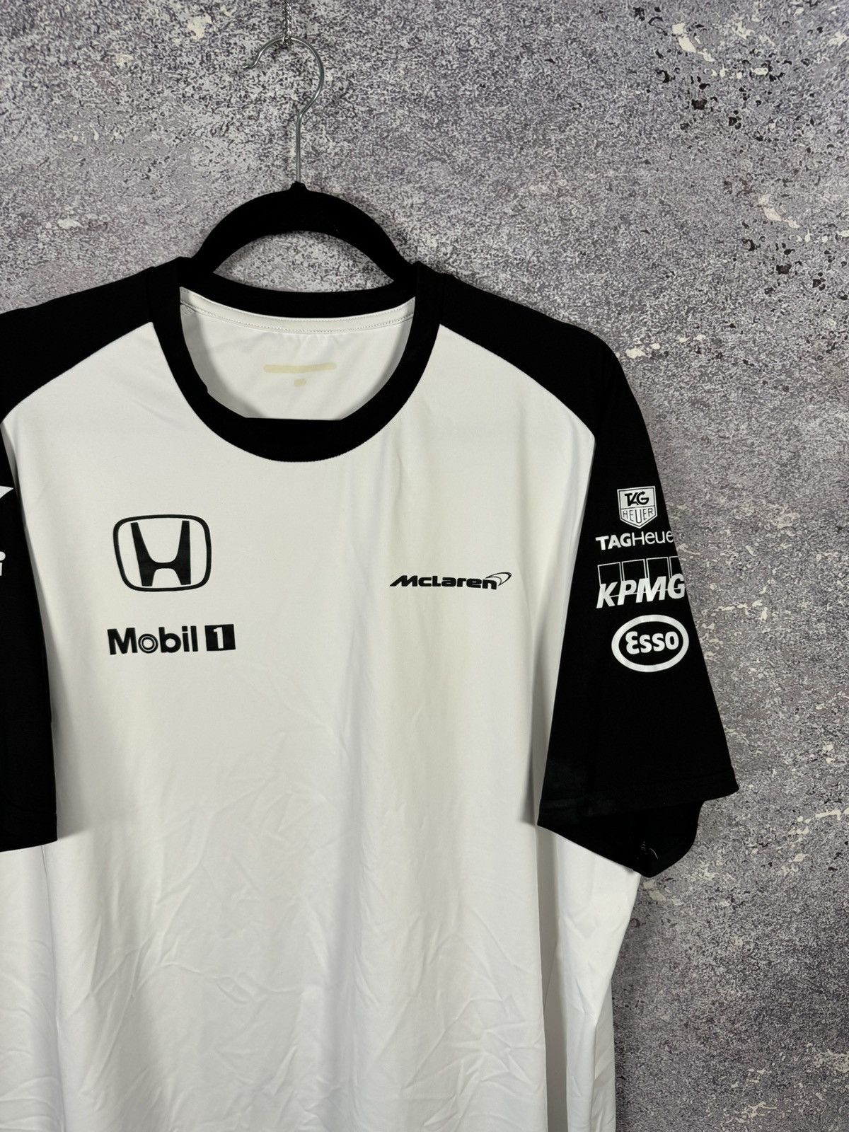 Formula 1 × Honda × Malcolm McLaren McLaren Racing Team Honda F-1 Formula 1 Jersey White XL size Size US XL / EU 56 / 4 - 2 Thumbnail