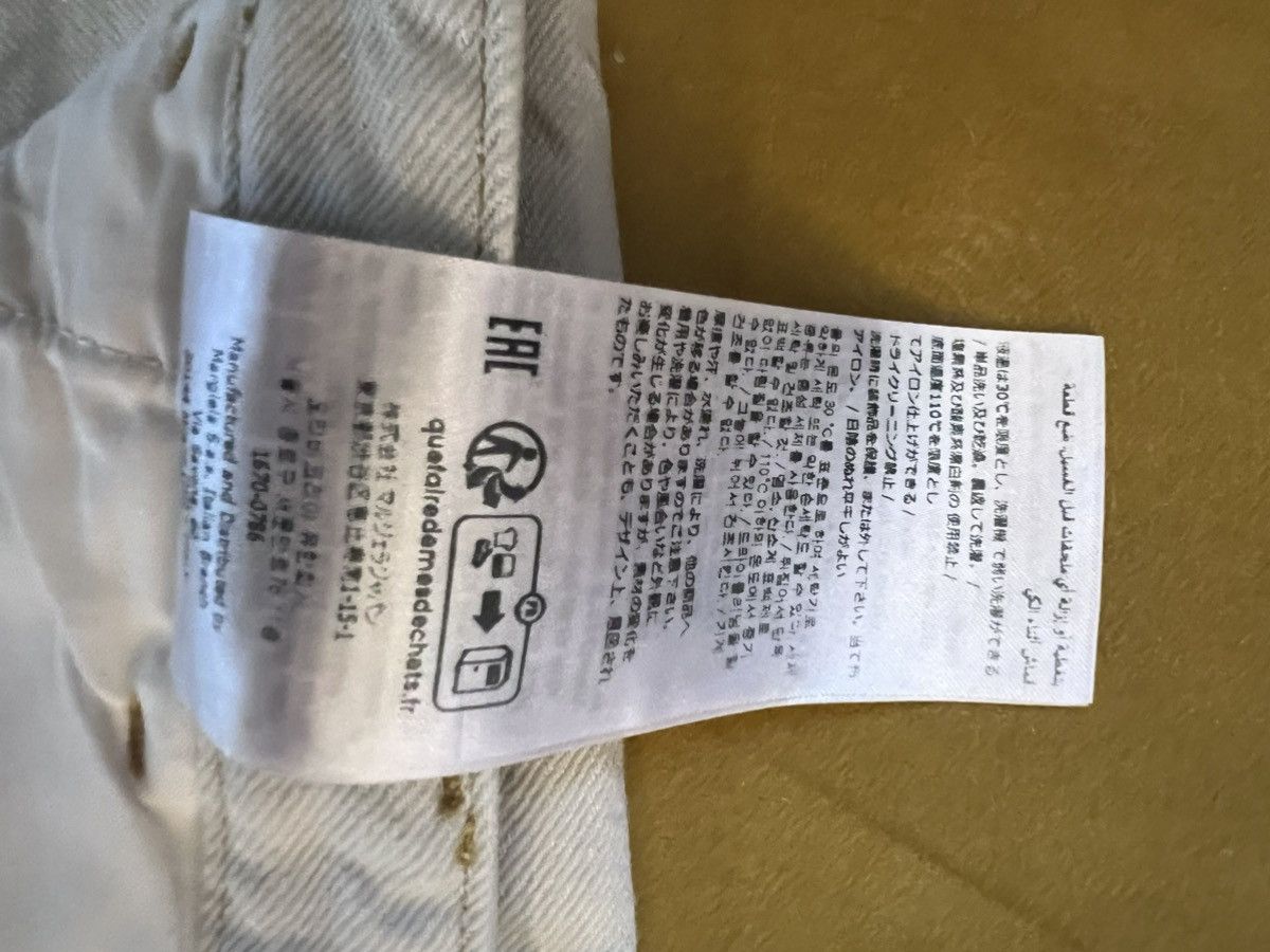 Maison Margiela SS23 hand-painted stone-washed denim shorts, sz 32–34, Italy Size US 32 / EU 48 - 22 Thumbnail