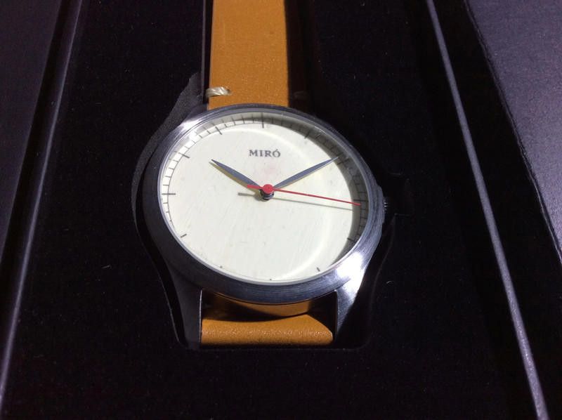 Designer Miro White/Brown Men's Watch Size ONE SIZE - 8 Thumbnail