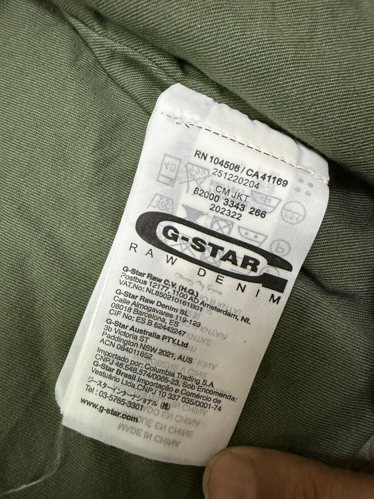 G-Star G-Star Raw Khakhis Jacket Size US S / EU 44-46 / 1 - 11 Thumbnail