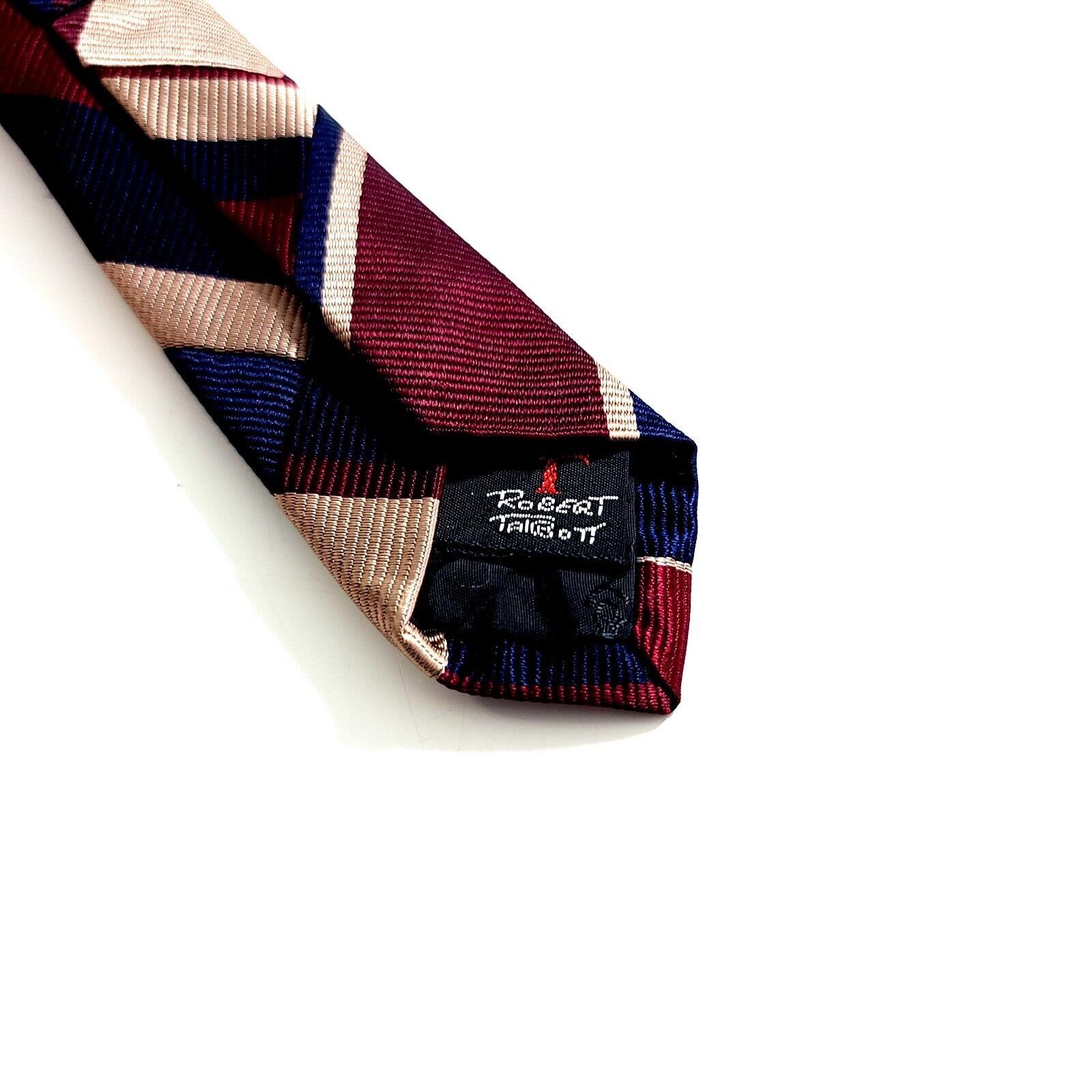 Robert Talbott Robert Talbott Best Of Class Red Blue Patchwork Woven Short Size ONE SIZE - 6 Thumbnail