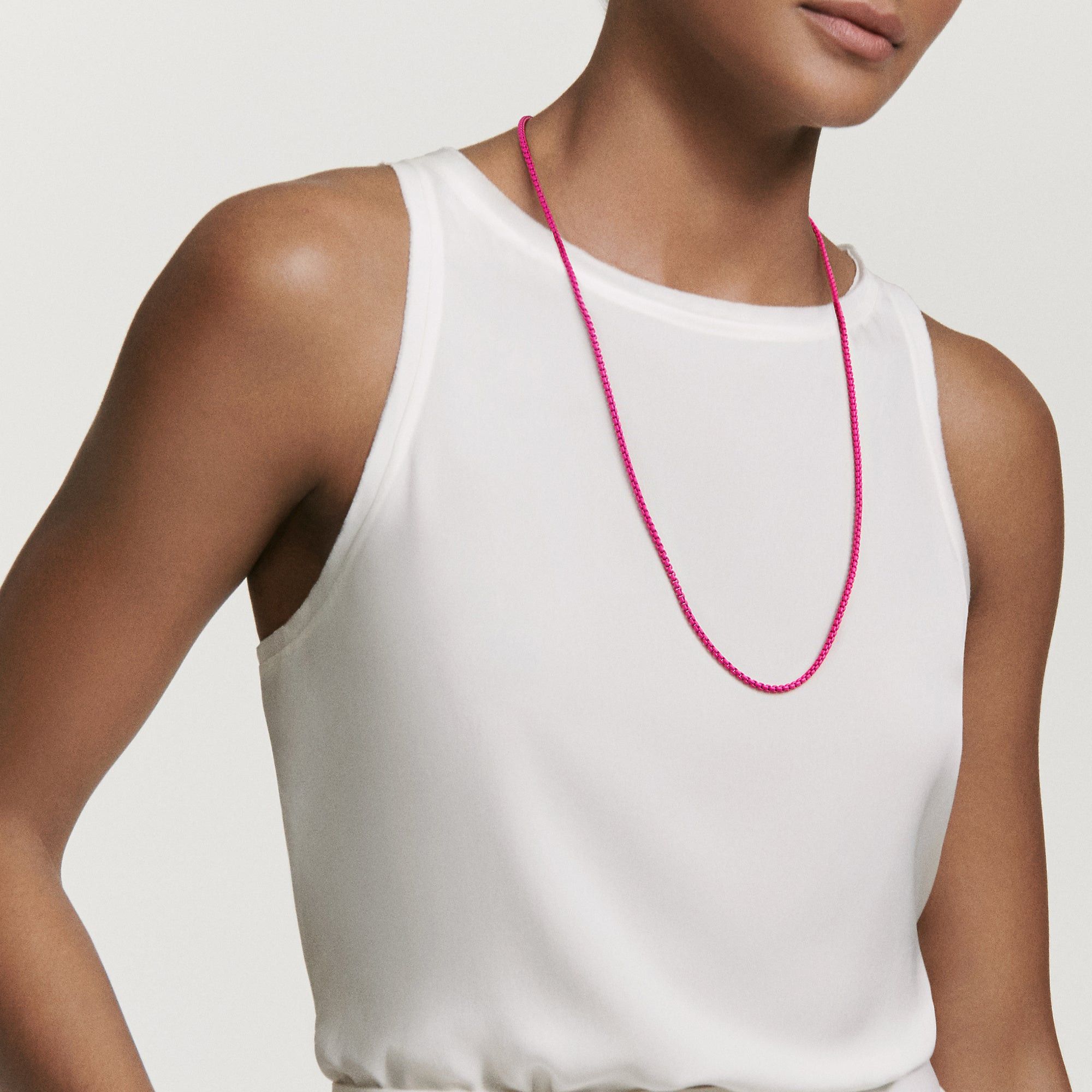 David Yurman o1w1db10325 DY Bel Aire Color Box Chain Necklace Size ONE SIZE - 2 Thumbnail