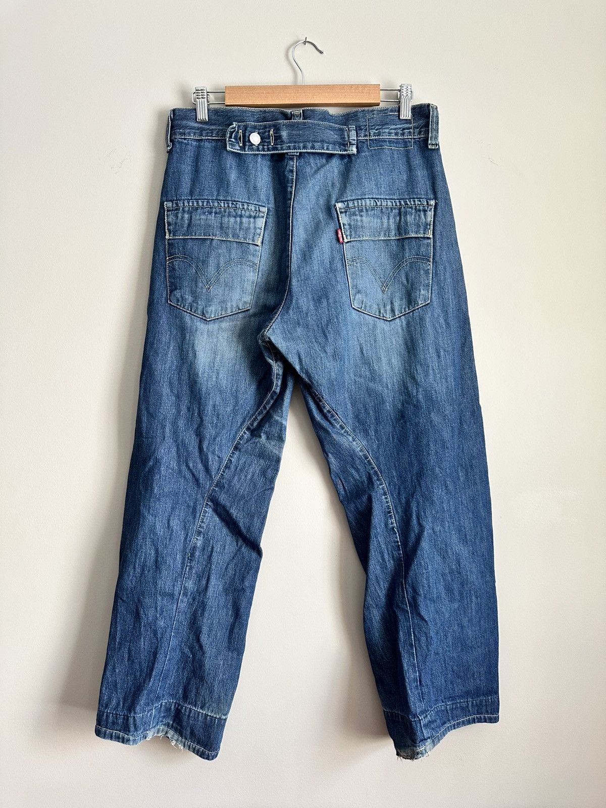 Levi's Levi’s Engineered Jeans Twisted Seam Buckle-Back Denim Size US 30 / EU 46 - 4 Thumbnail