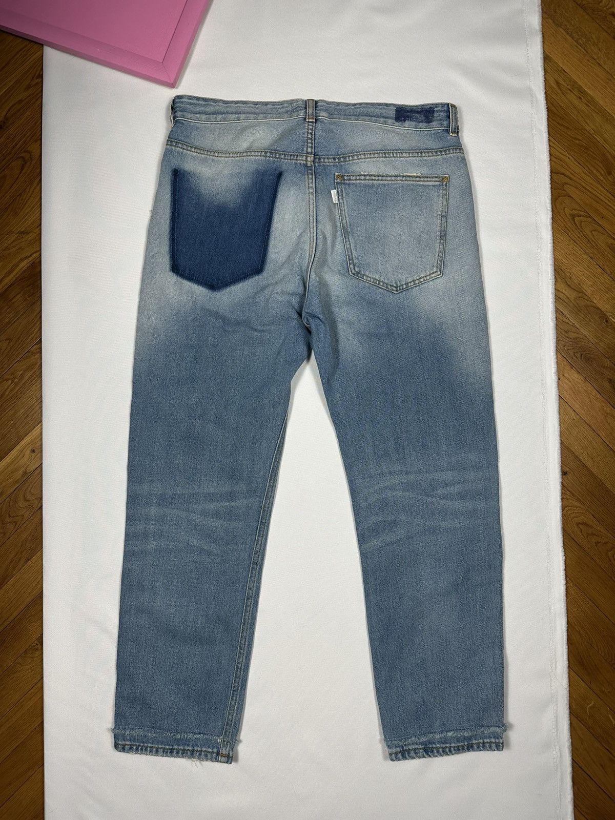 Haikure Haikure Tokyo Slim Crop Roki Denim Used Pocket Pants Jeans Size 32" / US 10 / IT 46 - 1 Thumbnail