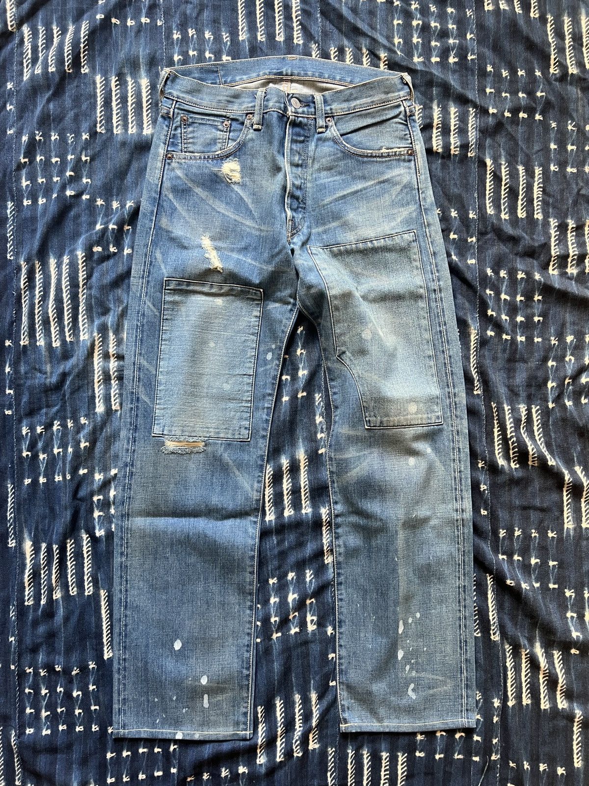 Levi's Vintage Clothing Levis Vintage Clothing LVC 55501 Selvedge Carpenter Jeans Size US 31 - 1 Thumbnail