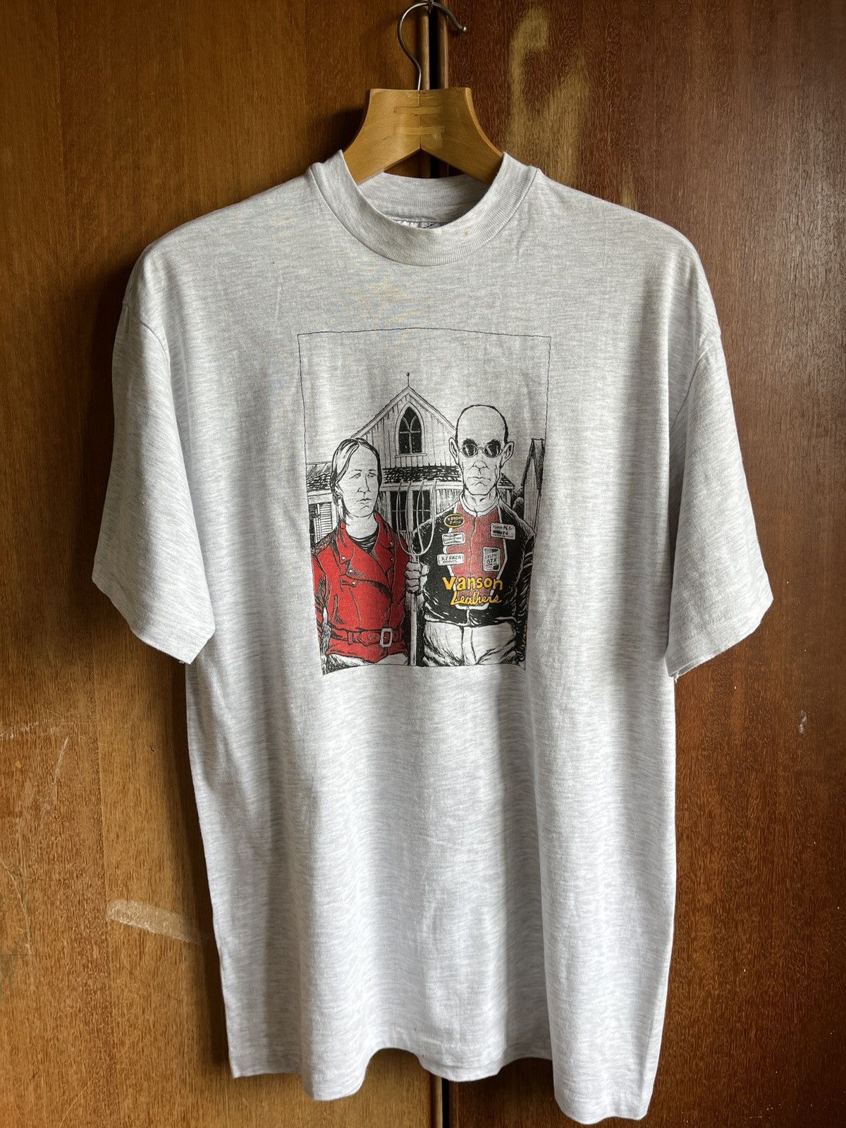 Vanson Leathers Vintage 90s Vanson Leather x American Gothic Size US L / EU 52-54 / 3 - 2 Thumbnail