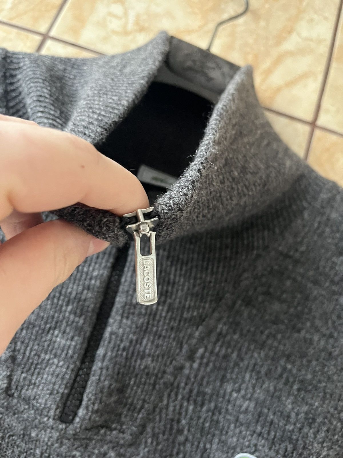 Lacoste Lacoste Vintage grey sweater Size US M / EU 48-50 / 2 - 4 Thumbnail