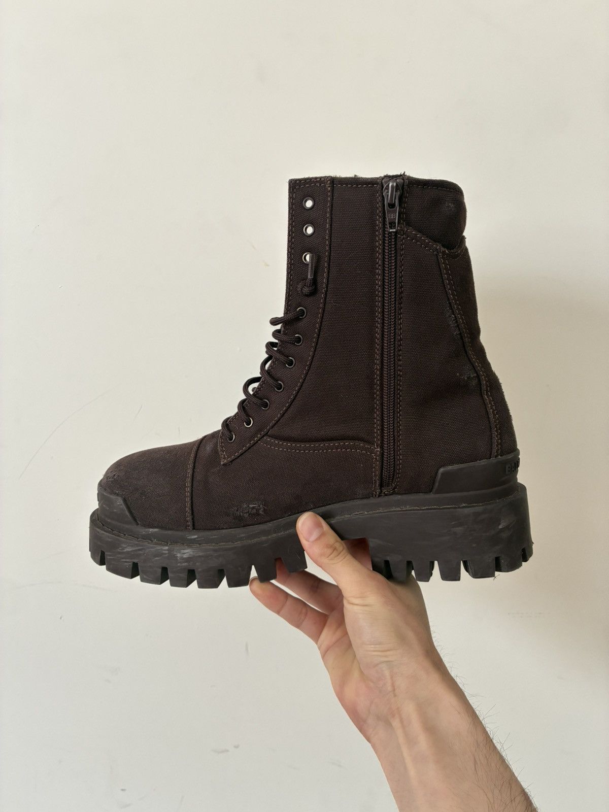 Balenciaga Balenciaga SS22 Distressed Striker Boots Size US 9.5 / EU 42-43 - 4 Thumbnail