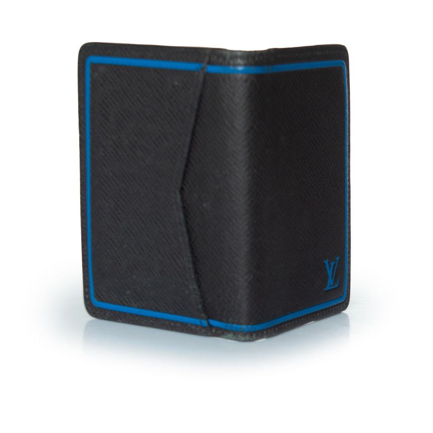 Louis Vuitton Louis Vuitton, Taiga organizer in black and blue Size ONE SIZE - 2 Thumbnail