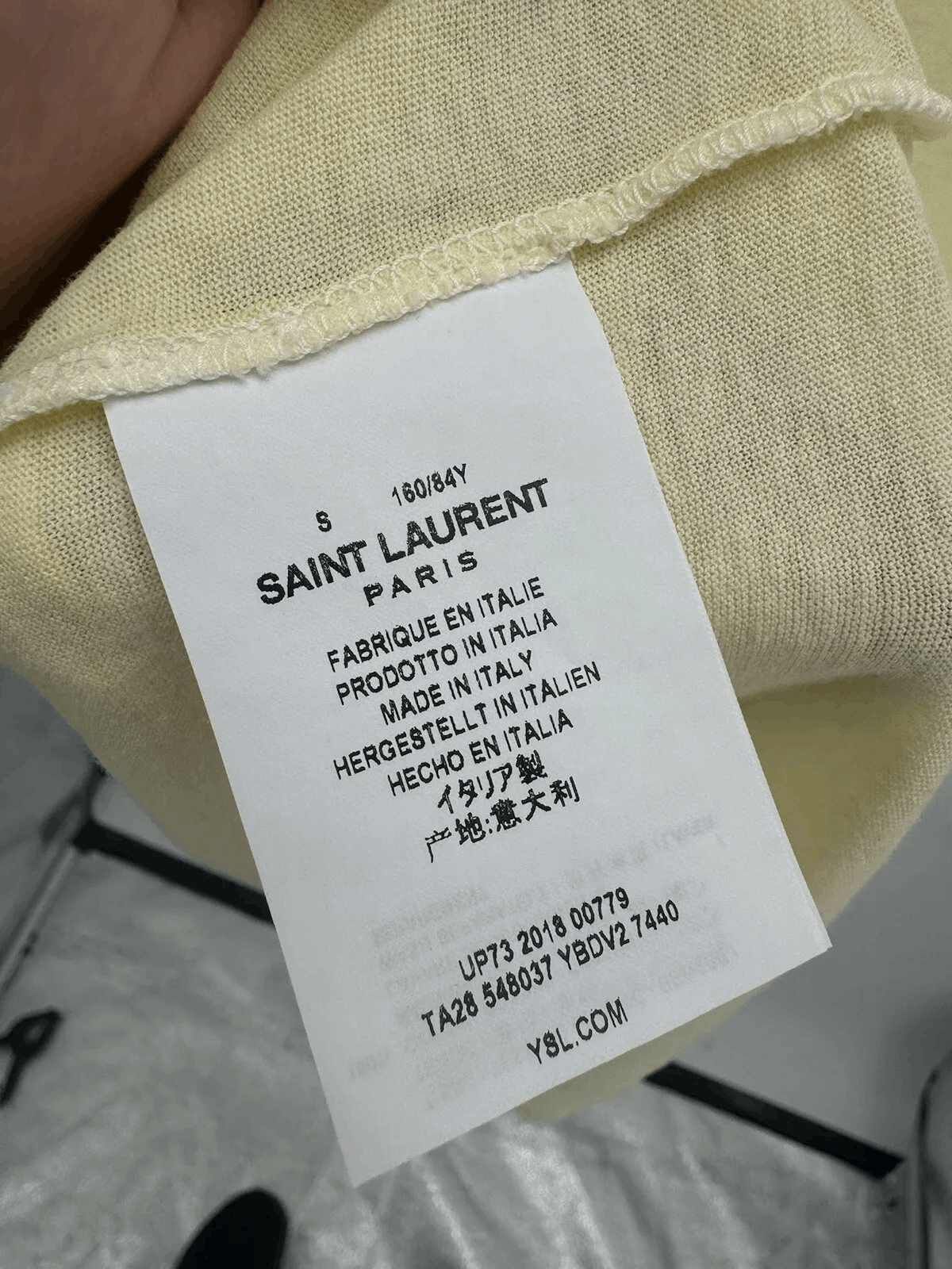 Yves Saint Laurent Saint Laurent Logo T Shirt S SMALL Size US S / EU 44-46 / 1 - 9 Thumbnail