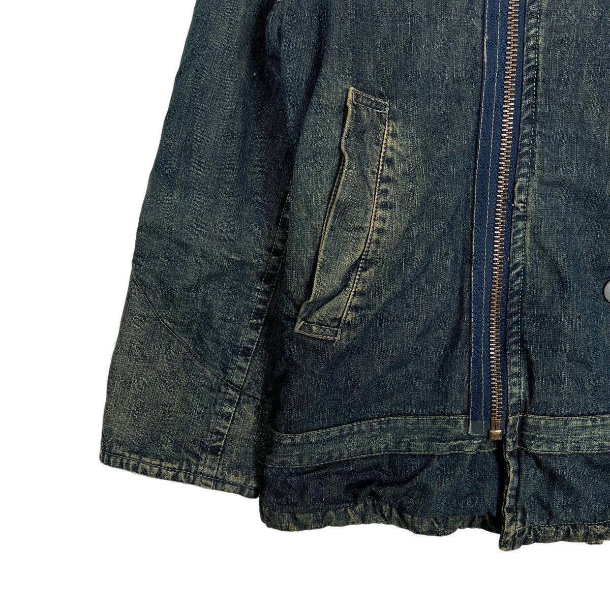 Johnbull 🔥 JOHN BULL DYED BROKEN DENIM JACKET Size US M / EU 48-50 / 2 - 6 Thumbnail