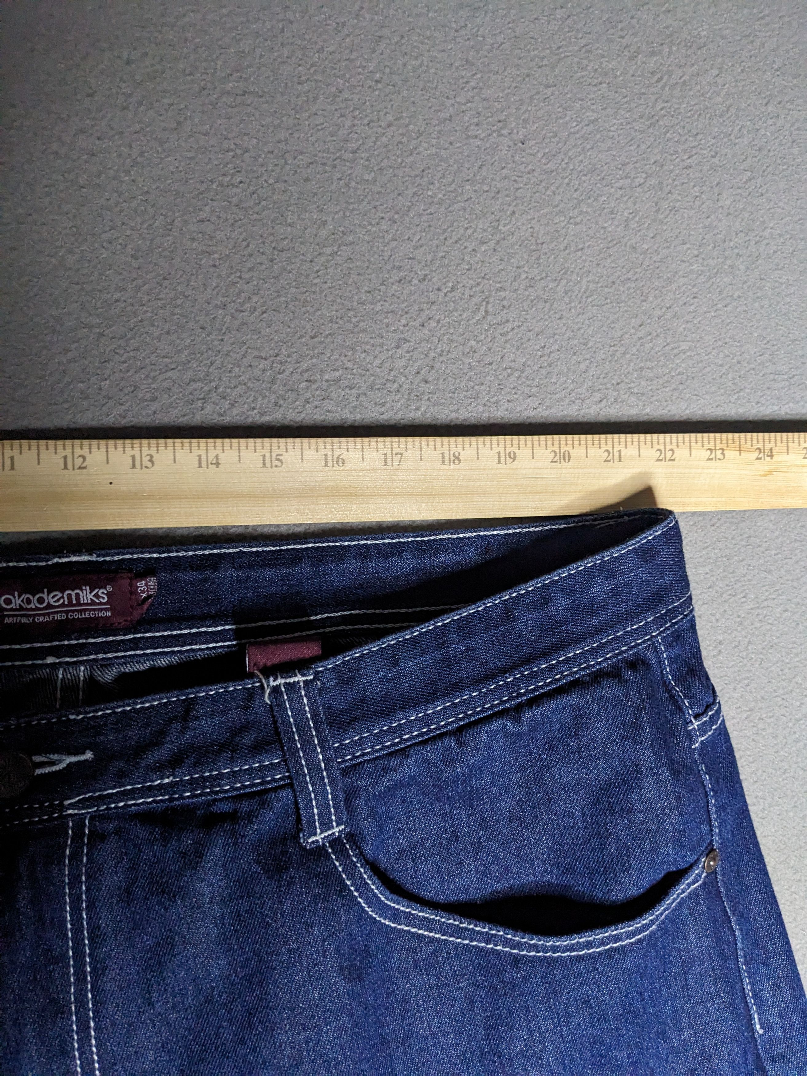 Akademiks VTG Akademiks Jeans Y2K Baggy Denim 44x34 Wide Leg Straight Size US 44 / EU 60 - 14 Thumbnail