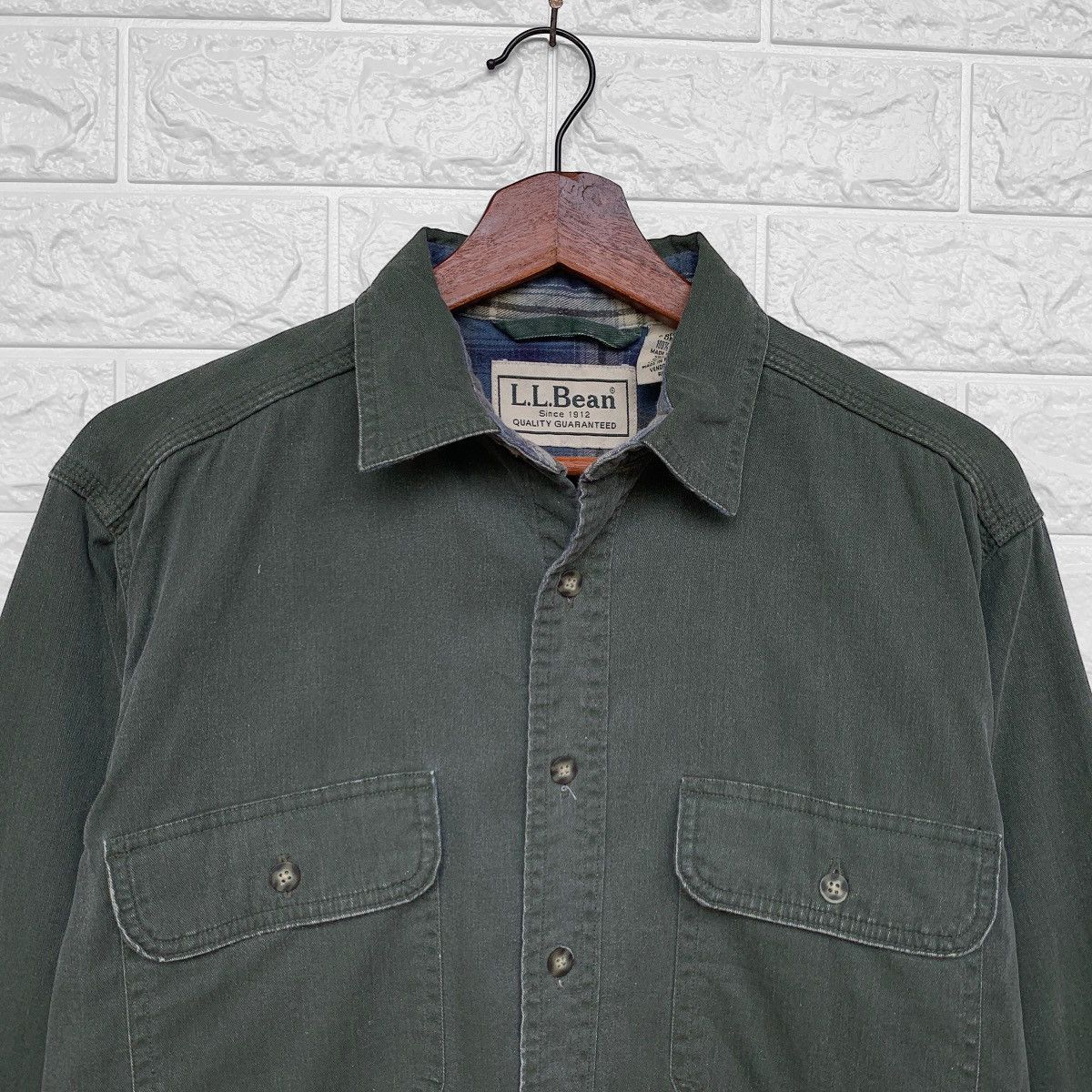L.L. Bean Vintage LL Bean Flannel Check Shirt Size US L / EU 52-54 / 3 - 5 Thumbnail