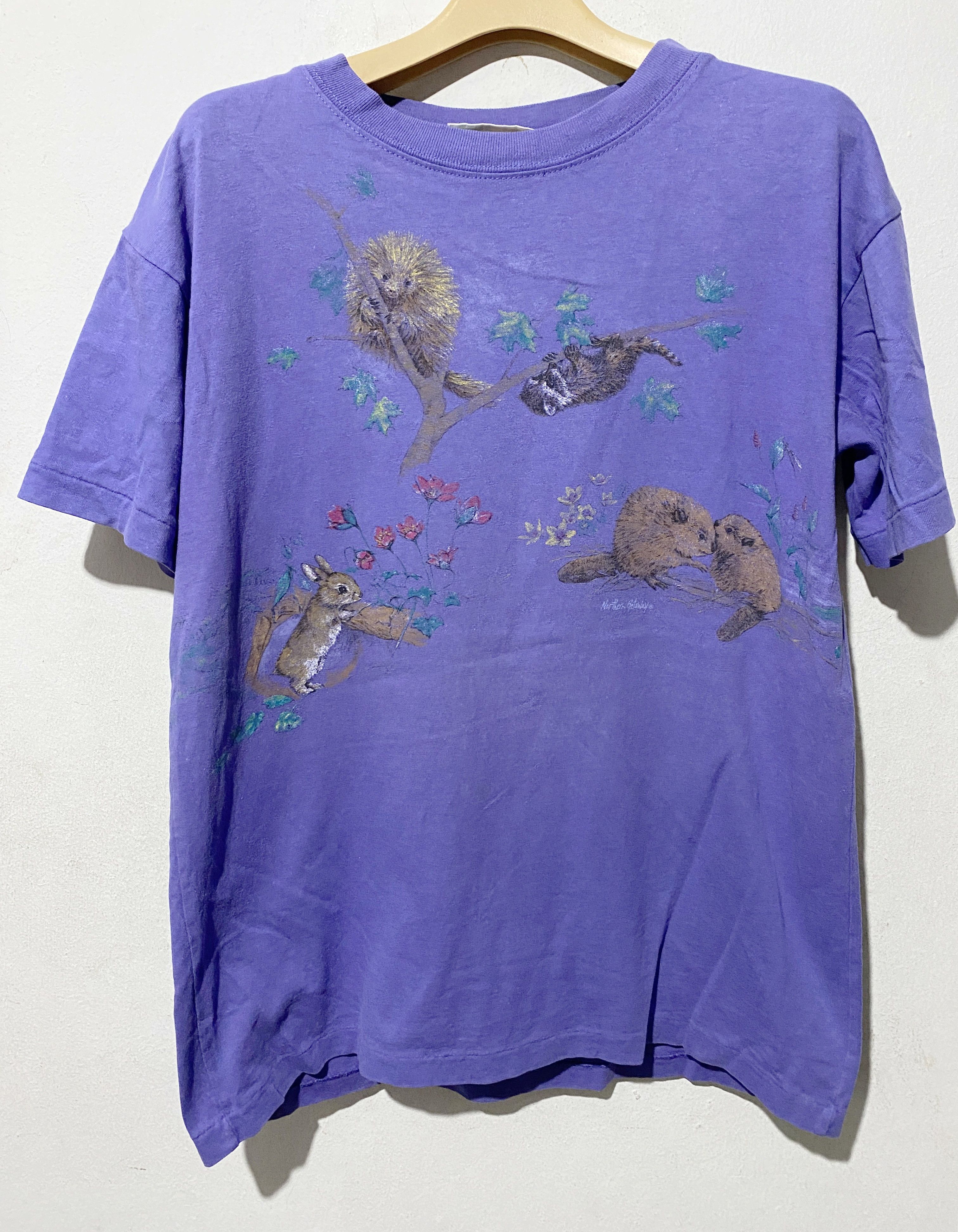 Vintage Vitnage 90s Animal Shirt Size US M / EU 48-50 / 2 - 1 Thumbnail