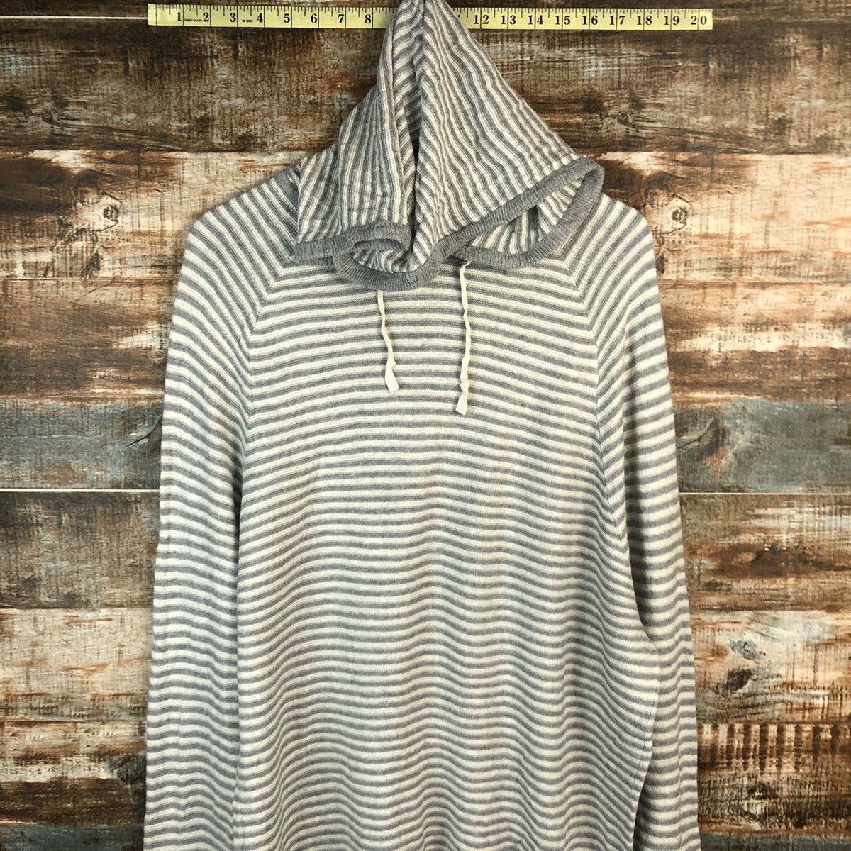 Gap Gap Stripe White Hoodie #A1558 Size US XL / EU 56 / 4 - 4 Thumbnail