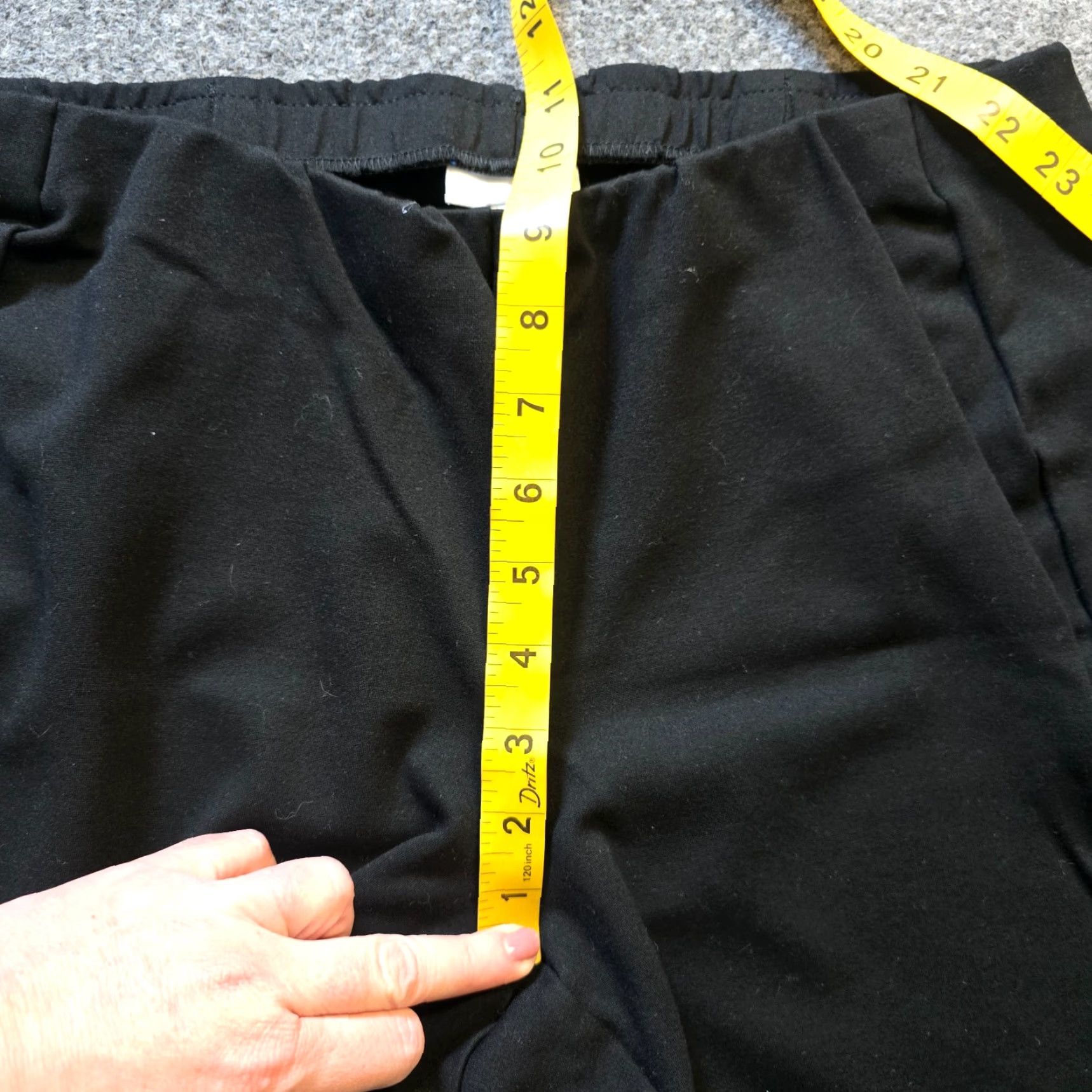 J. Jill J. Jill Pants Womens Large Petite Black Ponte Slim Legging Pull On Cropped Capris Stretch Size 30" / US 8 / IT 44 - 5 Thumbnail