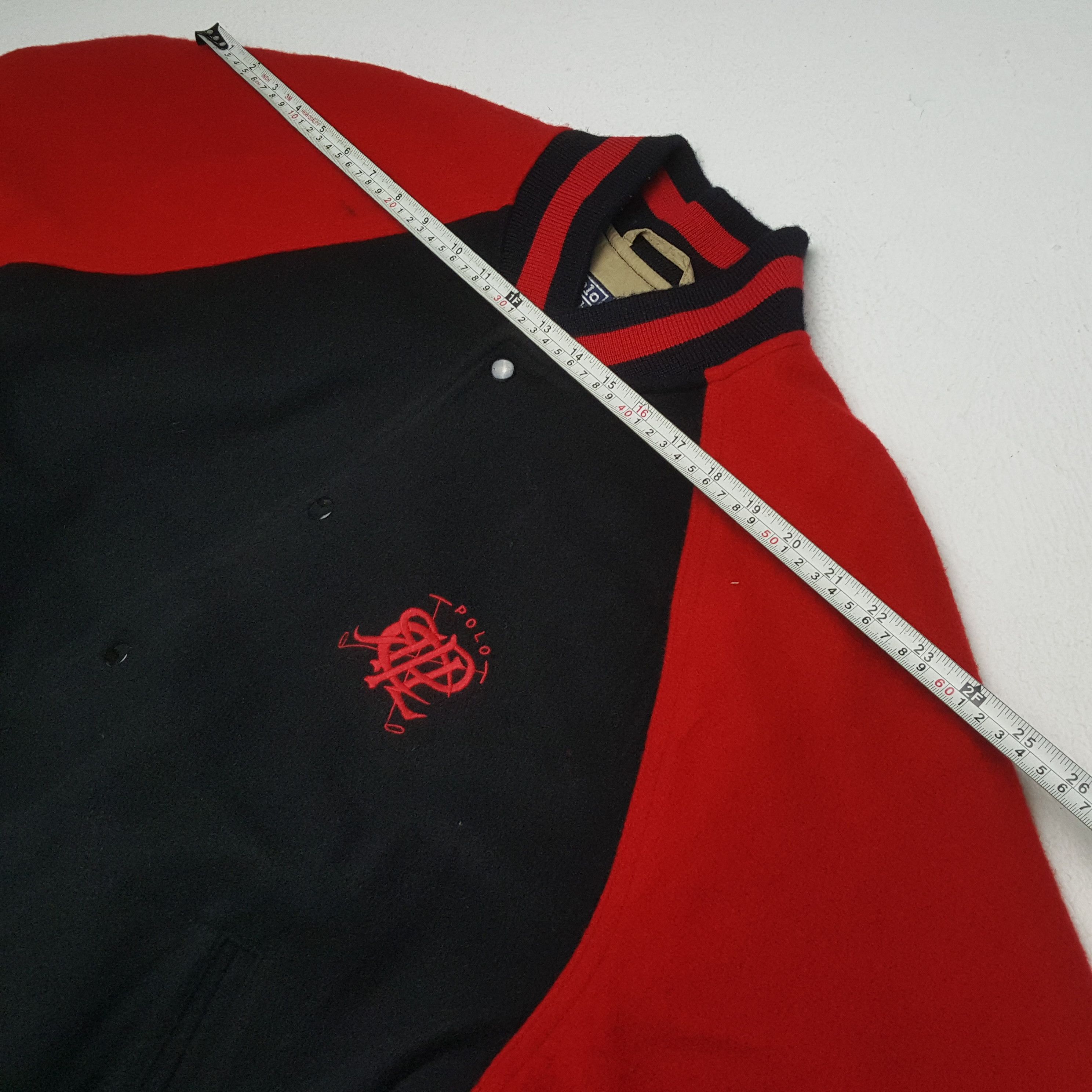 Polo Ralph Lauren × Vintage Vintage POLO by RALPH LAUREN Fashion Brand Varsity Jacket Size US XL / EU 56 / 4 - 4 Thumbnail
