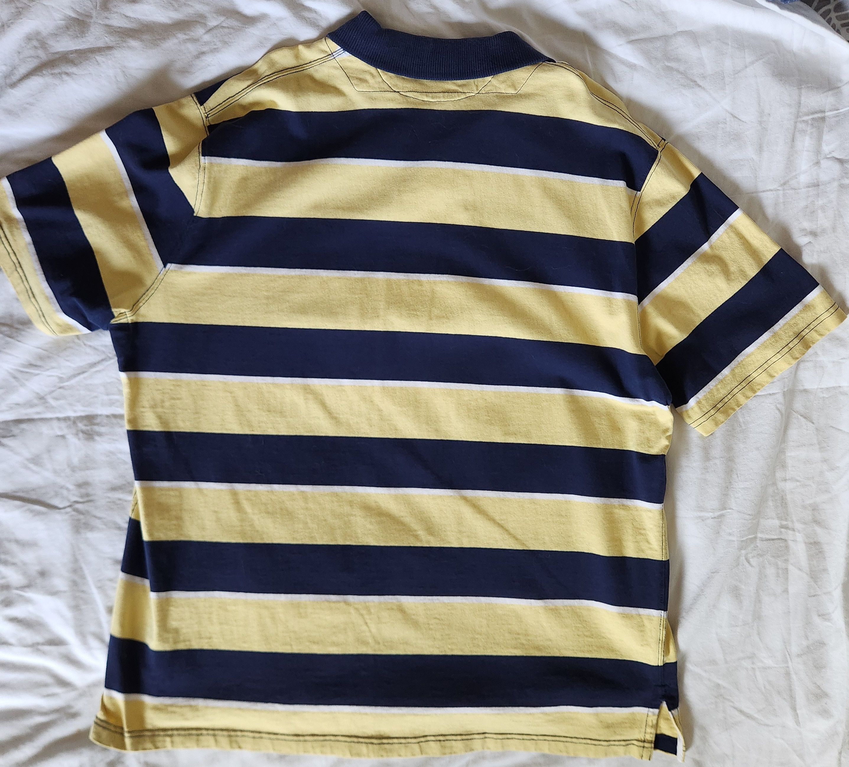 Polo Ralph Lauren Polo Ralph Lauren Navy Yellow Rugby Polo Shirt XL Size US XL / EU 56 / 4 - 5 Thumbnail