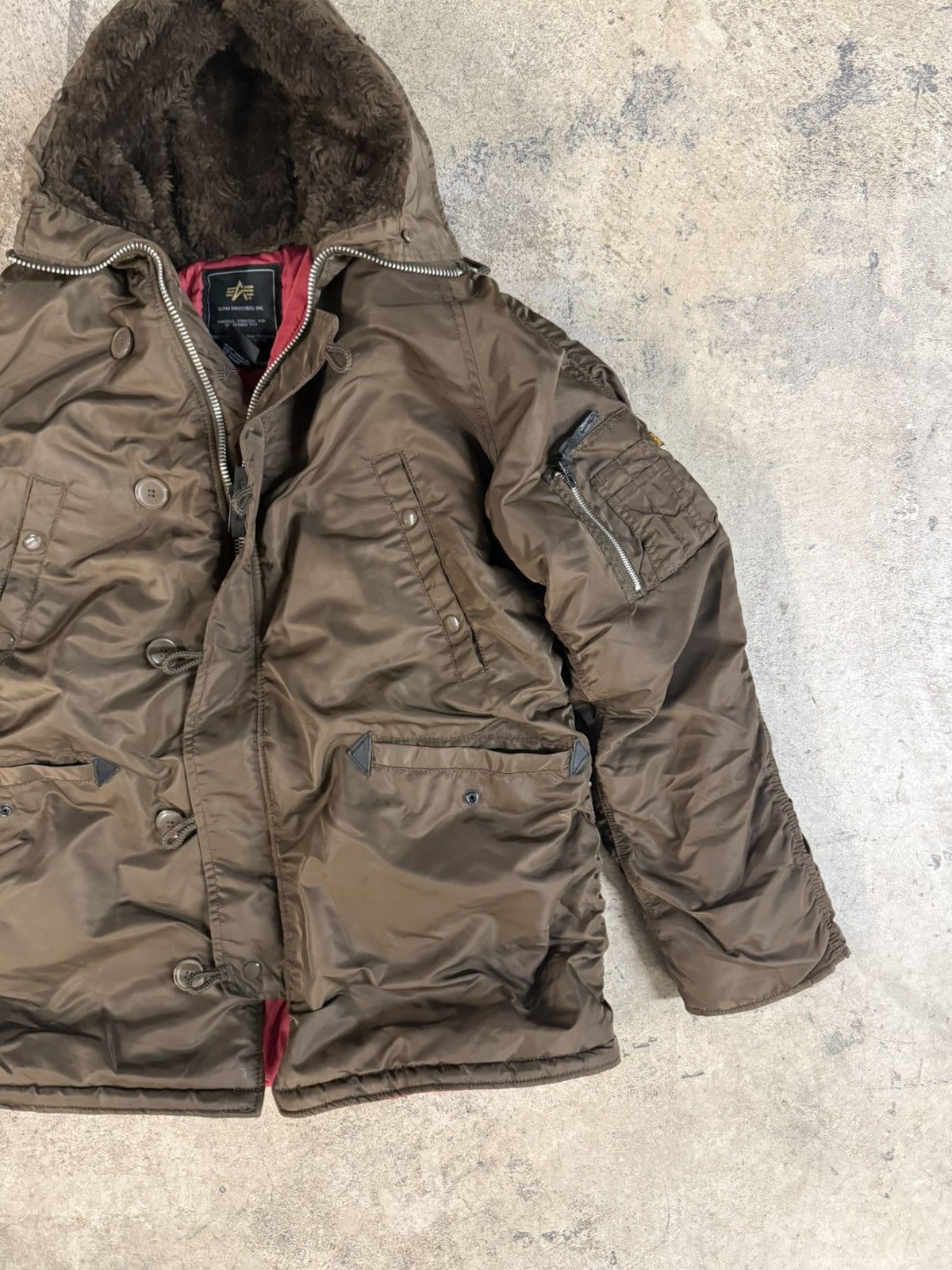 Alpha Industries Vintage Brown N3B Jacket Size US M / EU 48-50 / 2 - 3 Thumbnail