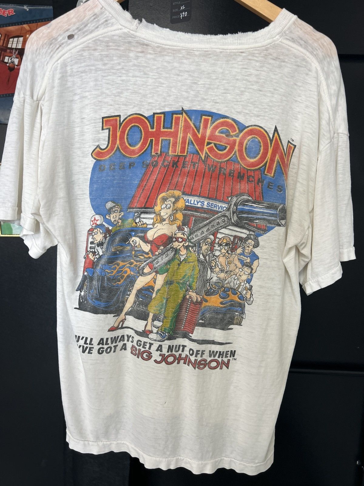 Vintage Vintage Johnson Sockets Tee Size US L / EU 52-54 / 3 - 1 Thumbnail