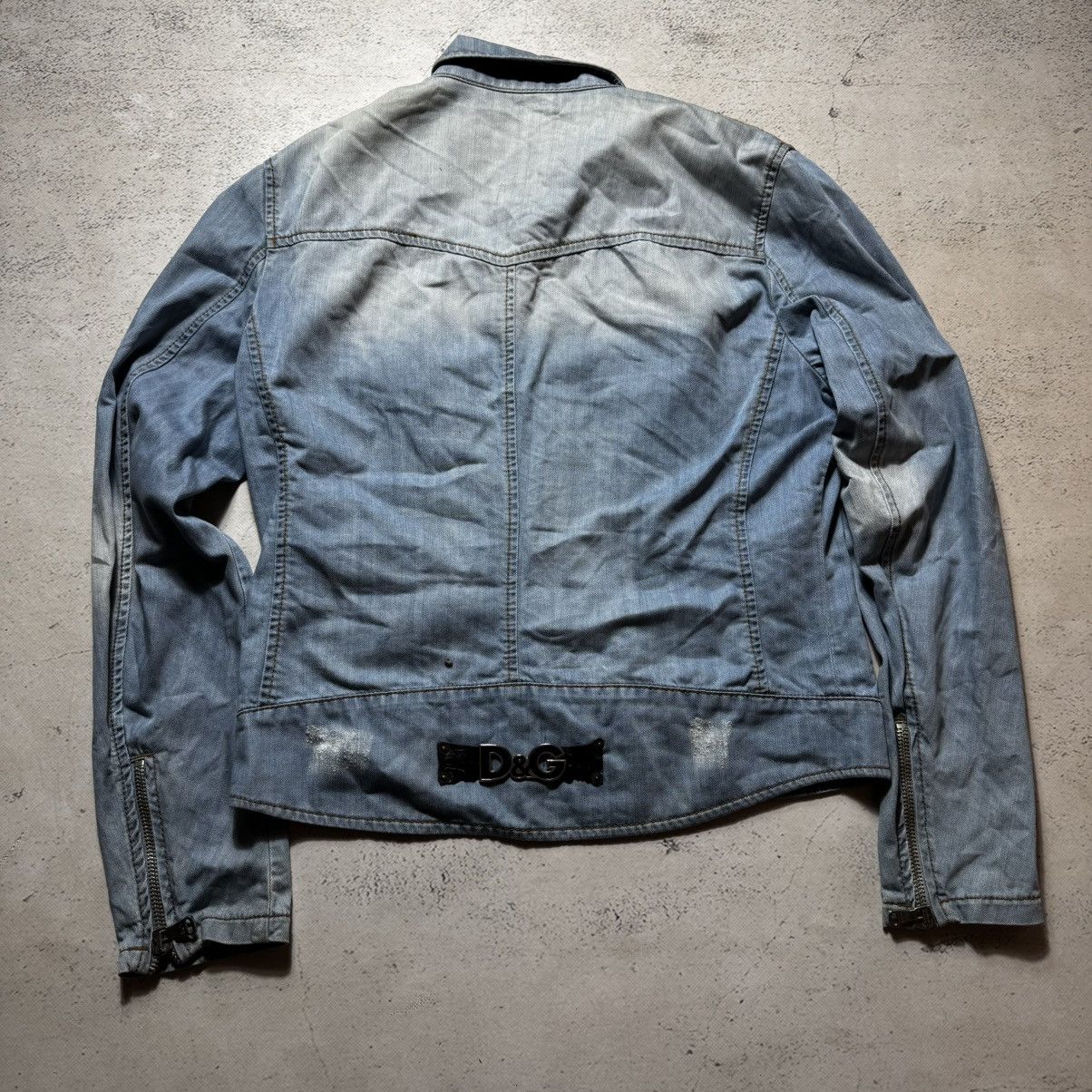 Dolce & Gabbana archive dolce gabbana denim jacket distressed opium Size US M / EU 48-50 / 2 - 2 Thumbnail