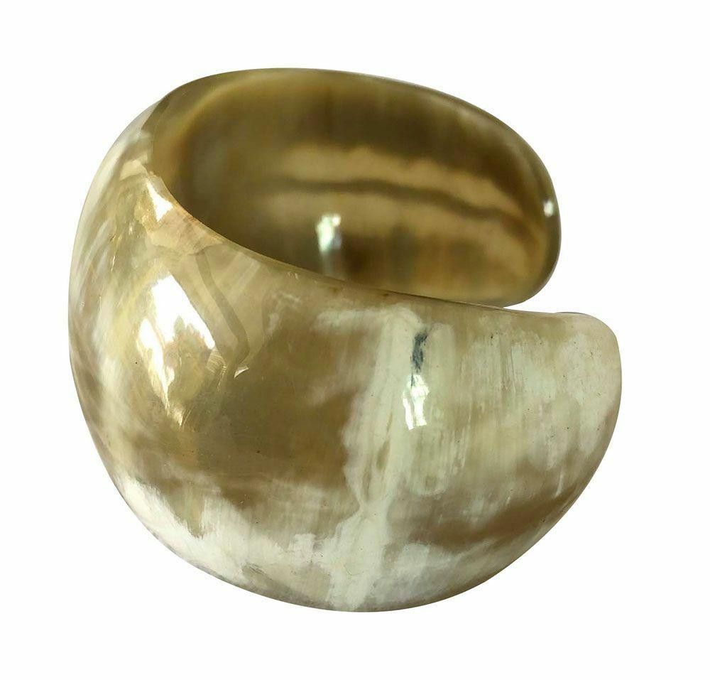 Designer New Textured Cow Horn Bracelet. Size ONE SIZE - 2 Thumbnail