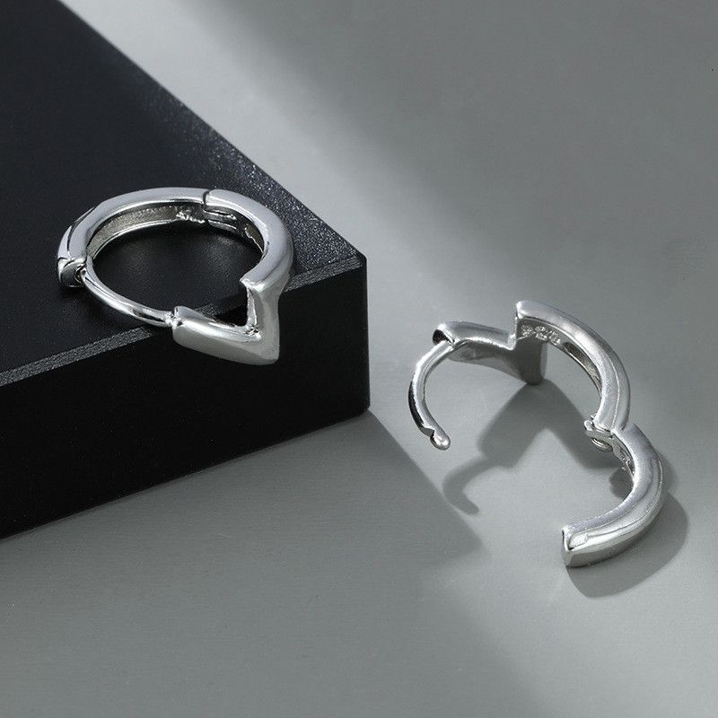 Jewelry × Sterling Silver Vibe Earrings One Pairs Chrome Jewelry Size ONE SIZE - 4 Thumbnail