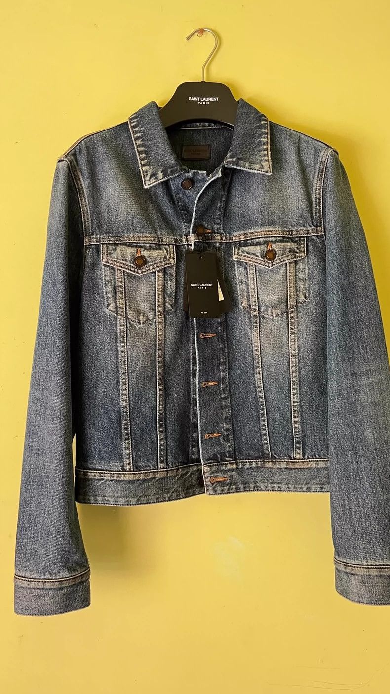 Saint Laurent Paris Saint Laurent Paris Classic denim jacket-2506 Size US M / EU 48-50 / 2 - 1 Thumbnail