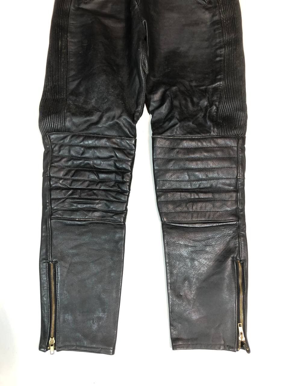 Leather ATLAS Vintage Rare Moto Biker Leather Pants Size US 31 - 4 Thumbnail