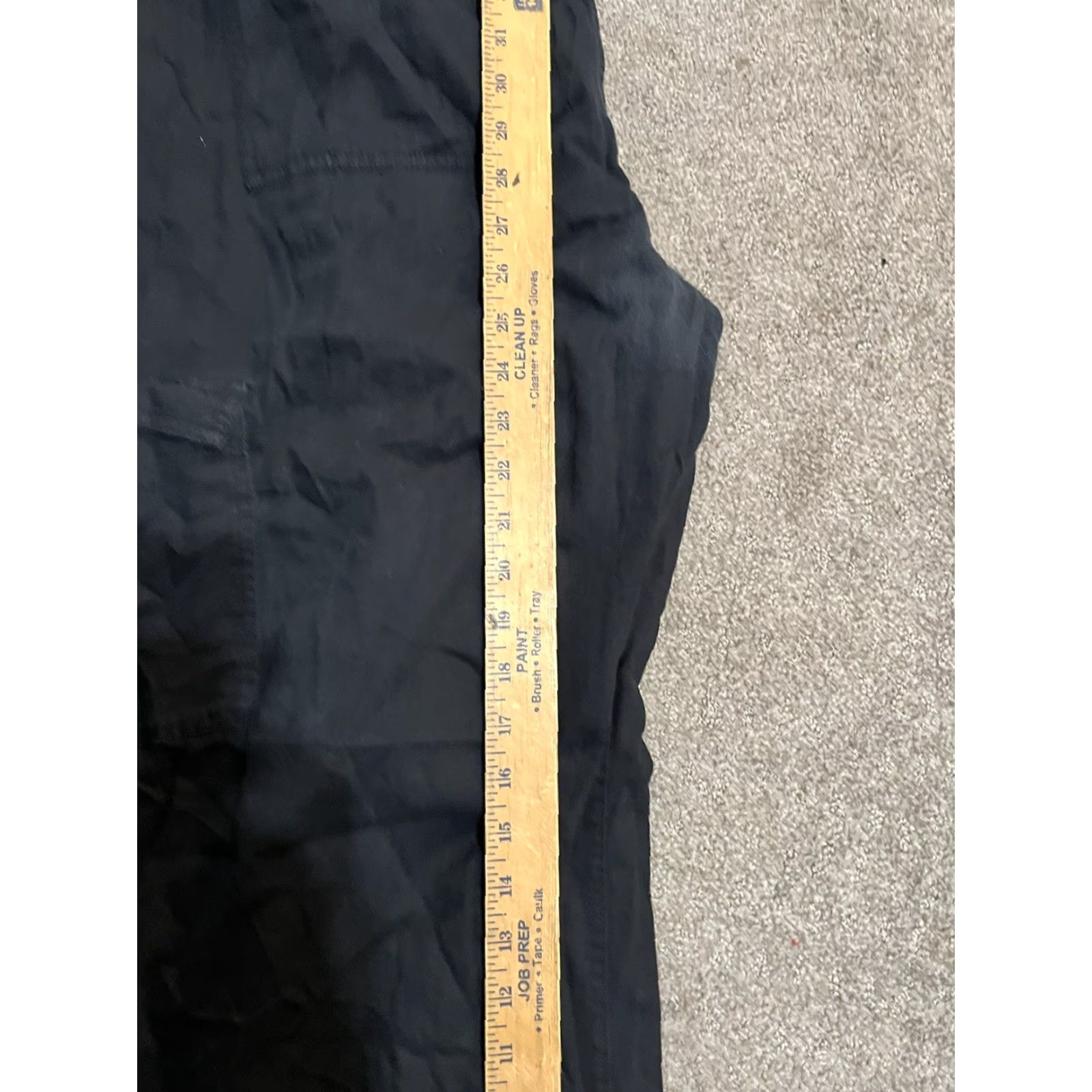 Old Navy Old Navy Cargo Pants Women’s XL Black Low Rise Cropped Distressed Size 40" / US 18 - 6 Thumbnail