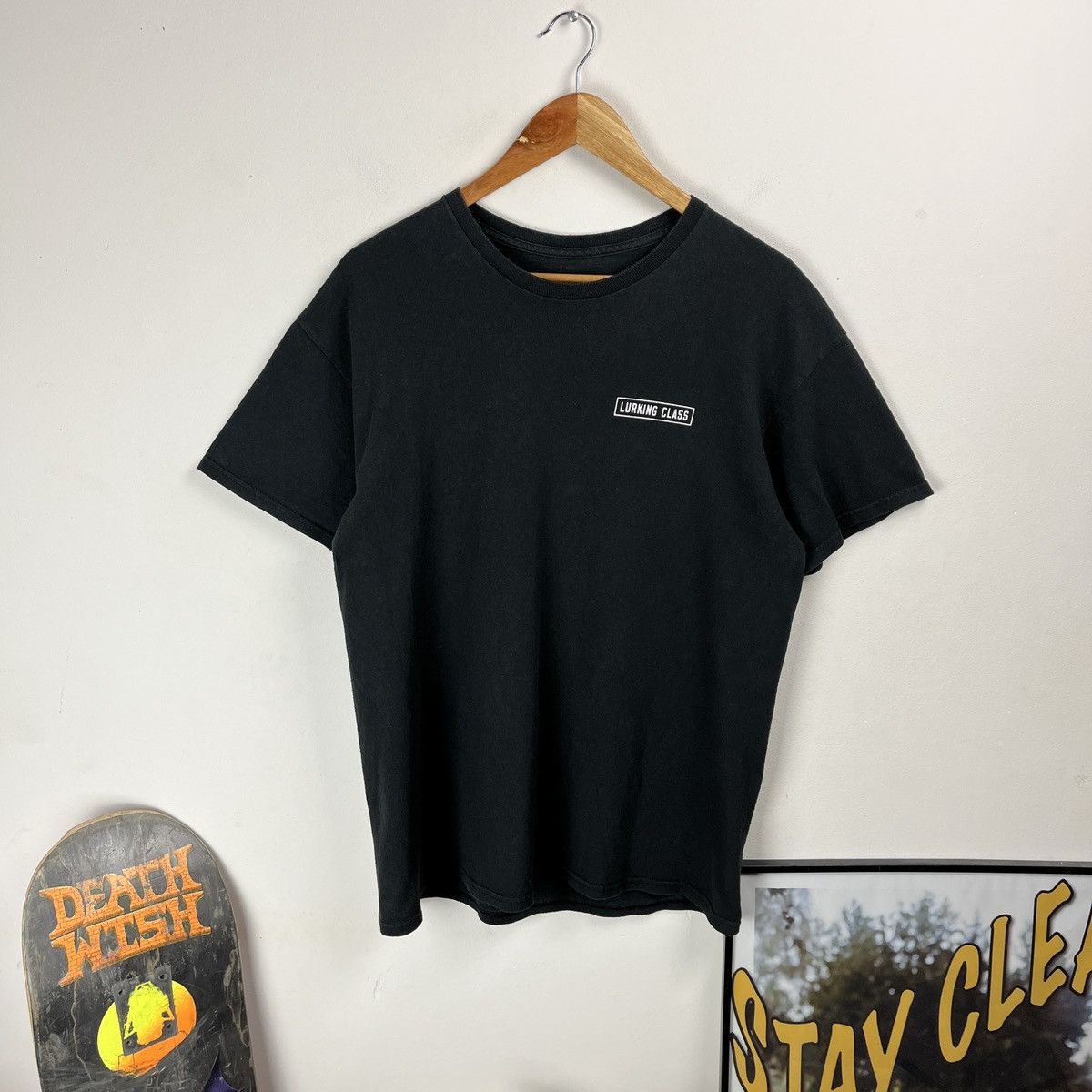 Lurking Class T-shirt Lurking Class Merch Rock Blacl Skull Y2k Affliction Size US L / EU 52-54 / 3 - 2 Thumbnail