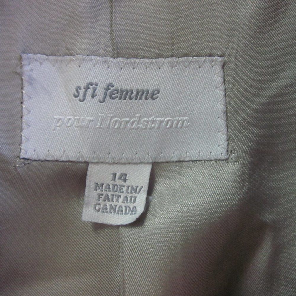 Nordstrom Nordstrom Olive Green Camelhair Coat - sfi Femme - Size 14 Size XL / US 12-14 / IT 48-50 - 2 Thumbnail
