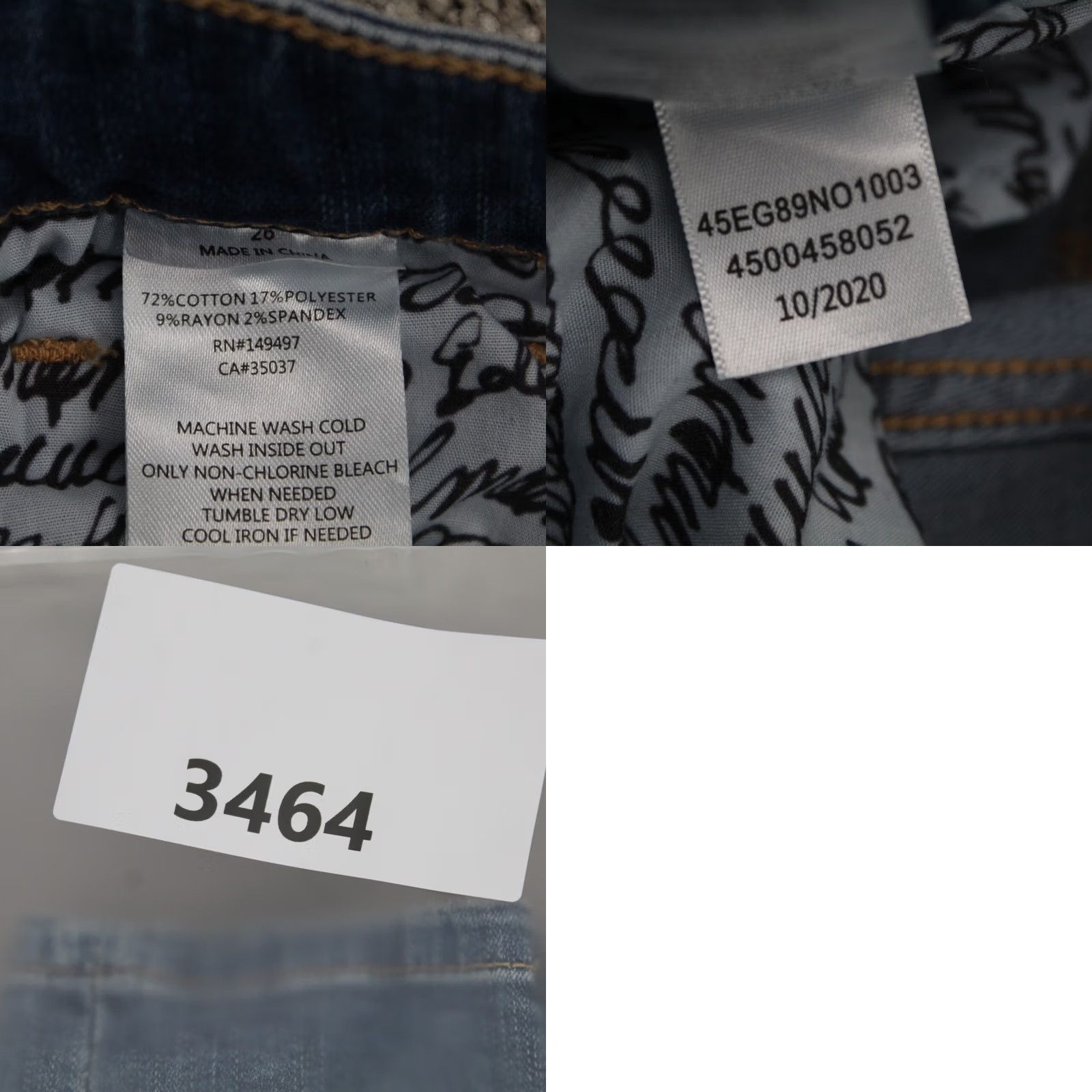 Sam Edelman Sam Edelman Jeans Women 26x28 Blue The Stiletto High Rise Skinny Ankle Denim Size 26" / US 2 / IT 38 - 9 Thumbnail
