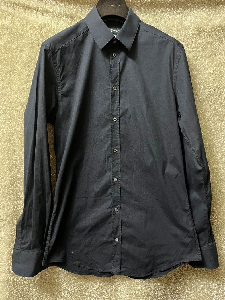 Dolce & Gabbana Dolce & Gabbana Men's Long Sleeve Shirt Size US M / EU 48-50 / 2 - 1 Thumbnail