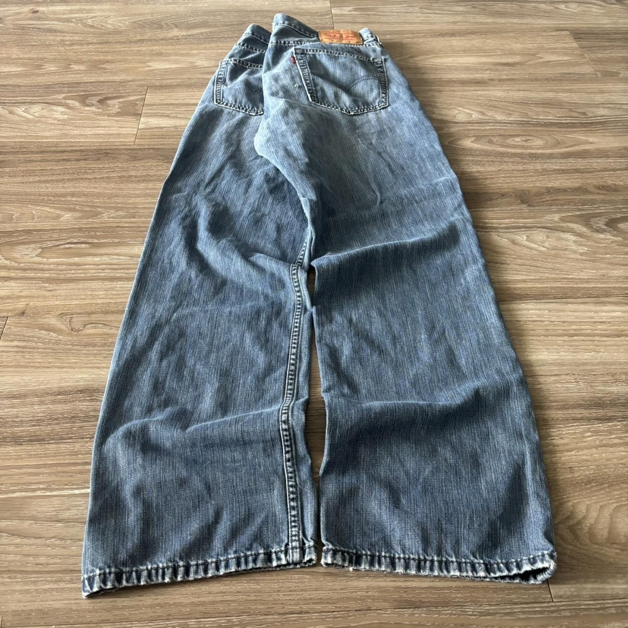 Levi's Crazy Vintage Y2K/2000s Grunge Levis Essential Denim Jeans! 34x32 Size US 34 / EU 50 - 4 Thumbnail