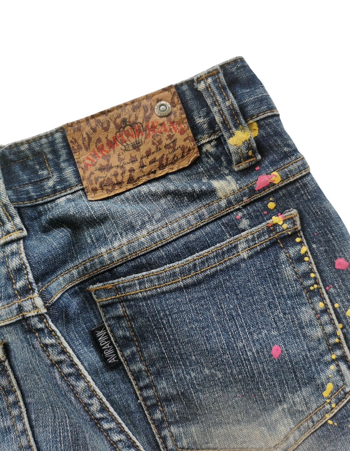 5351 POUR LES FEMMES Avirapink Flare, Bootcut Painter Jeans Size 25" / US 0 / IT 36 - 6 Thumbnail