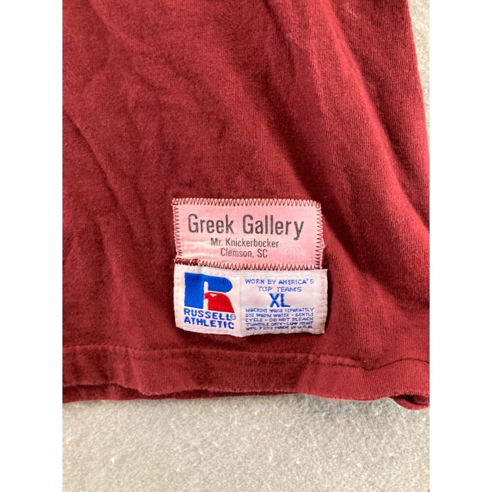 Russell Athletic Russell Athletic Mens TShirt XL Red KA Greek Gallery Size US XL / EU 56 / 4 - 2 Thumbnail