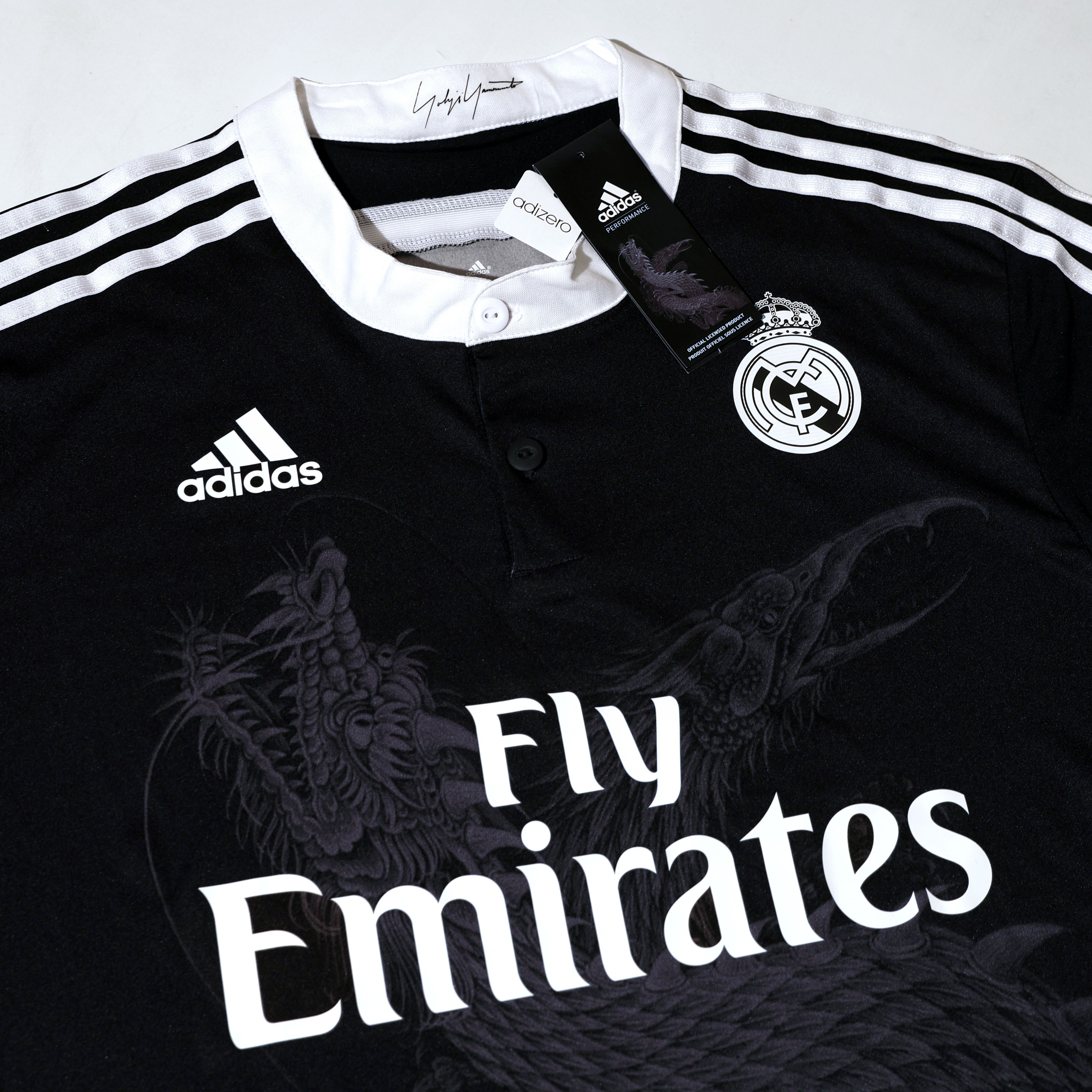 Adidas Limited Edition Y3 Real Madrid 3rd Shirt 2014 - 2015 Size US L / EU 52-54 / 3 - 4 Thumbnail